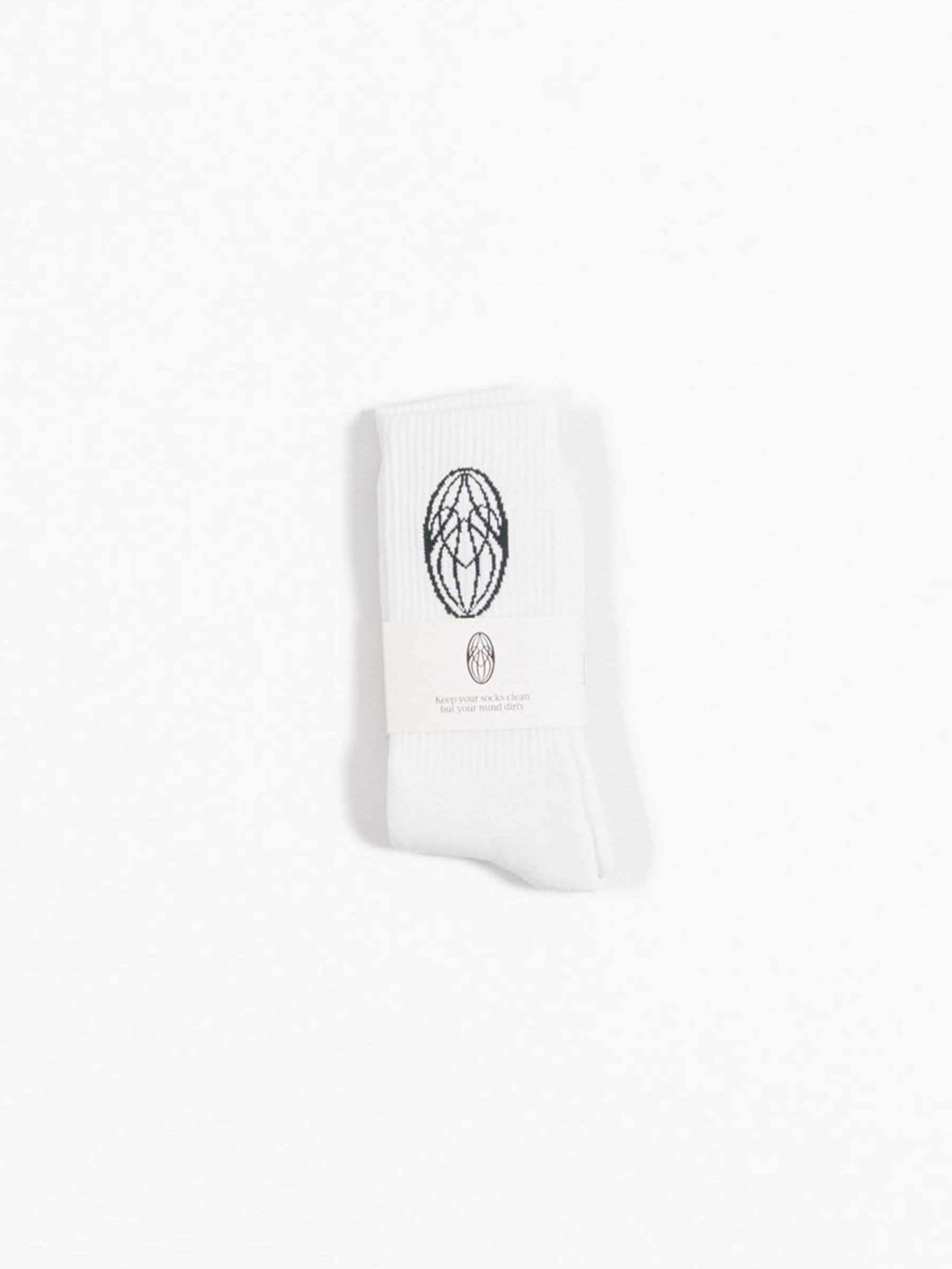 Roomers LOGO Tennis Socks White