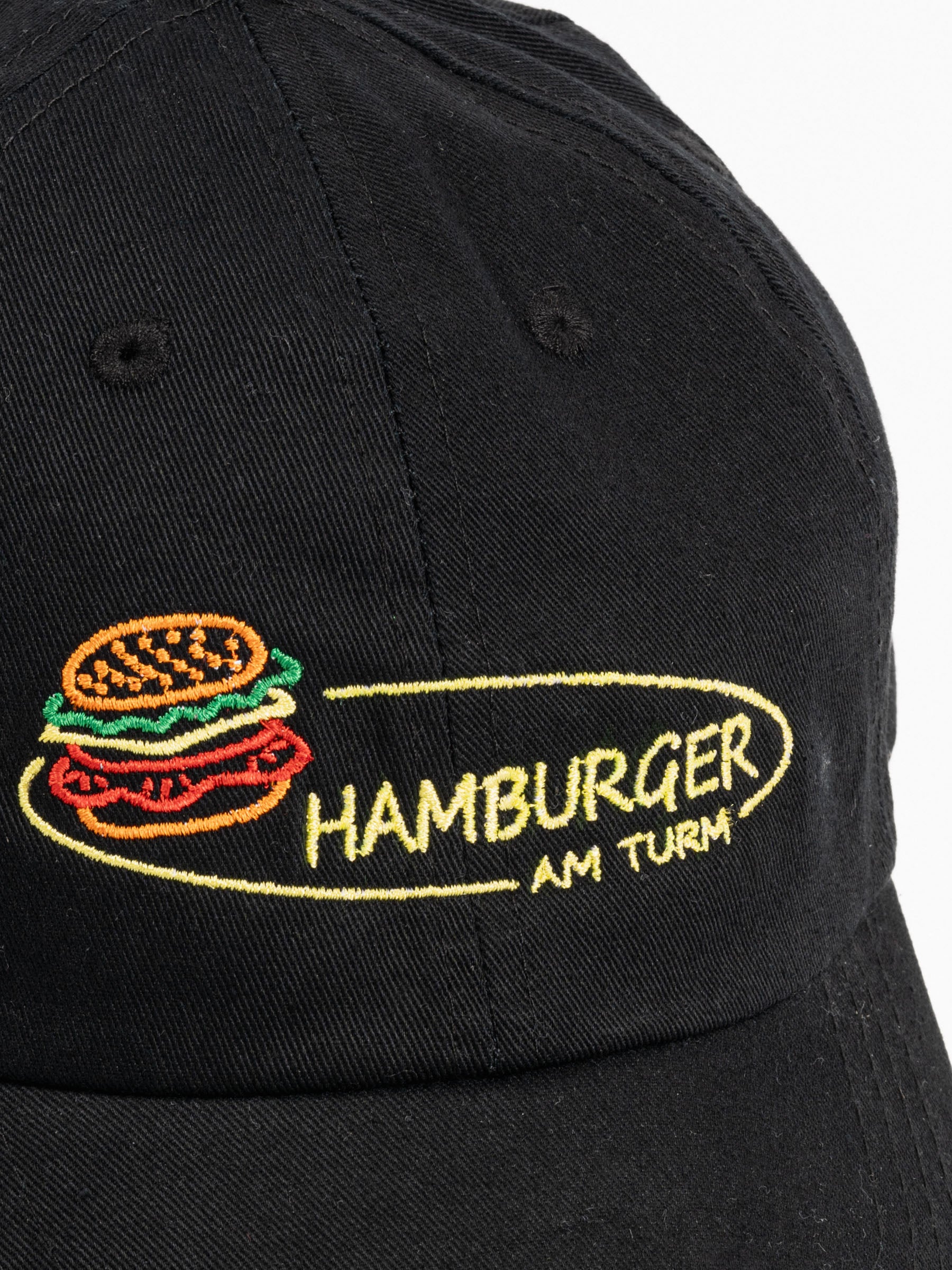No Rooms x Hamburger Am Turm Logo Dad Cap Black