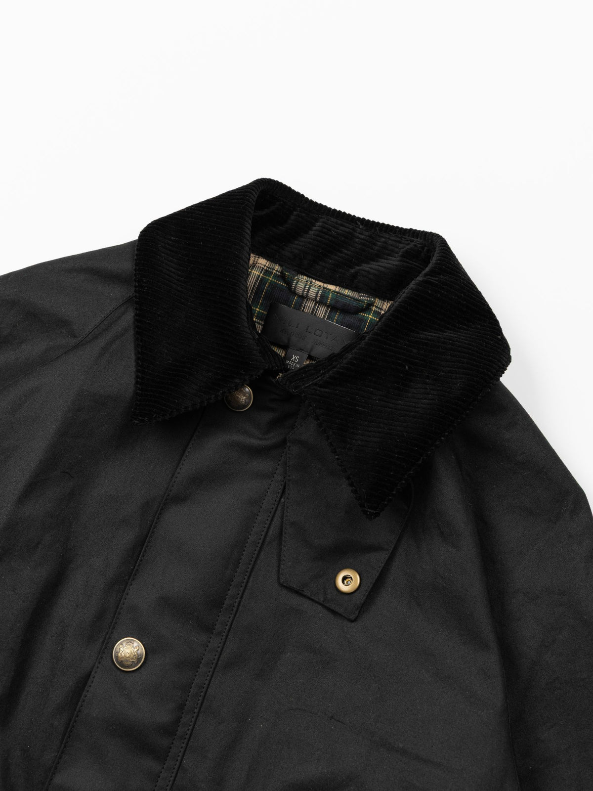 Nili Lotan Brinley Waxed Short Parka Black