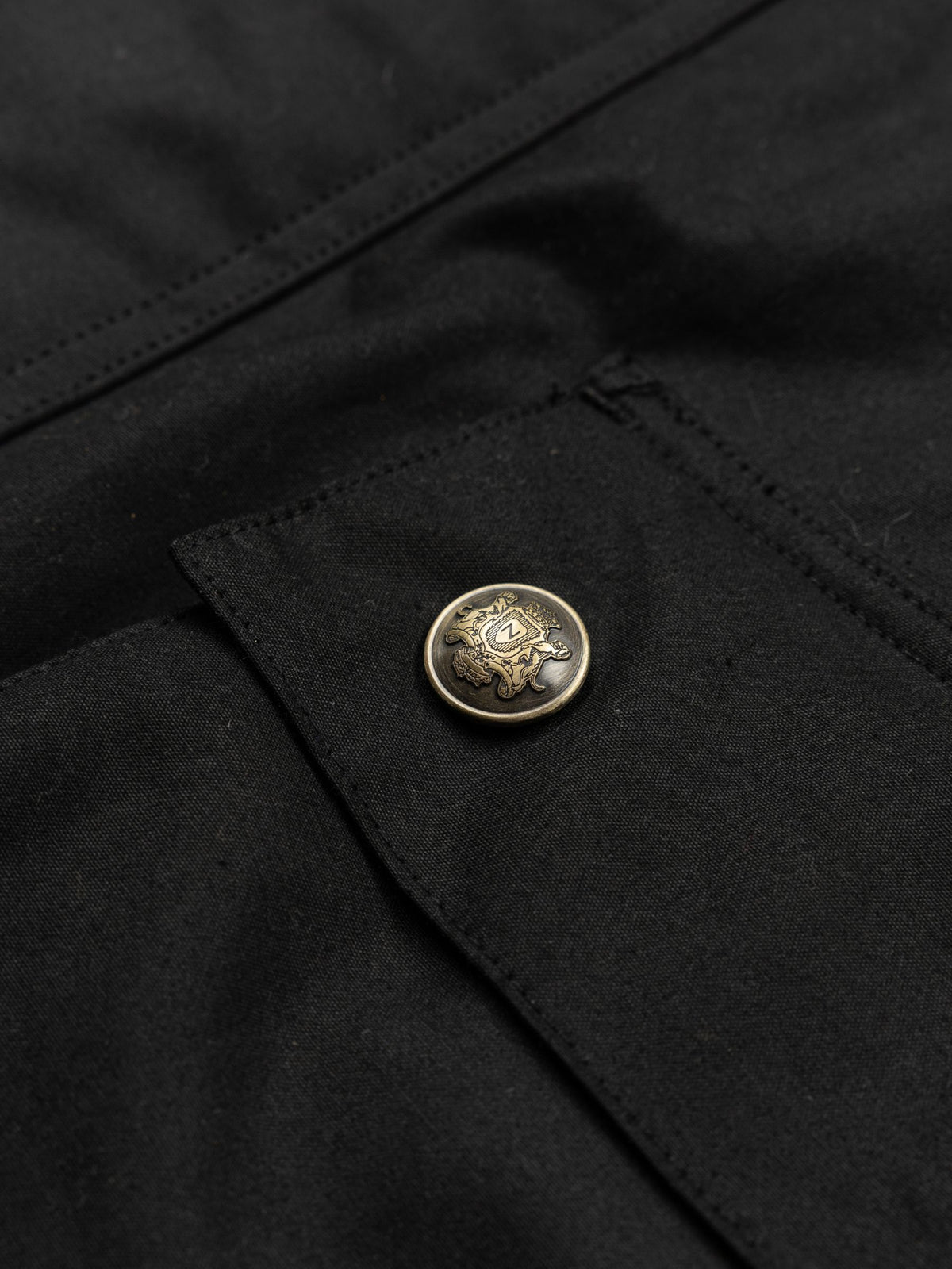 Nili Lotan Brinley Waxed Short Parka Black