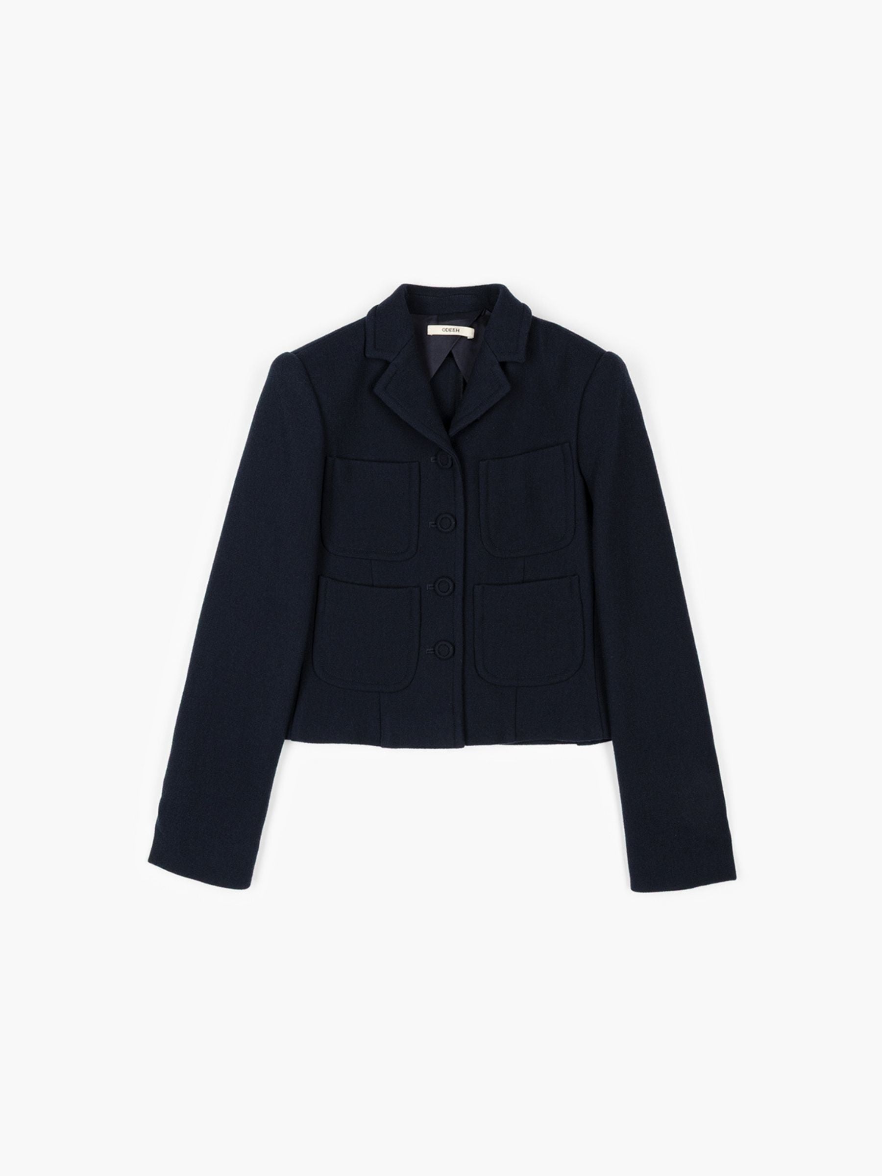 Odeeh Heavy Georgette Jacket Nightflight