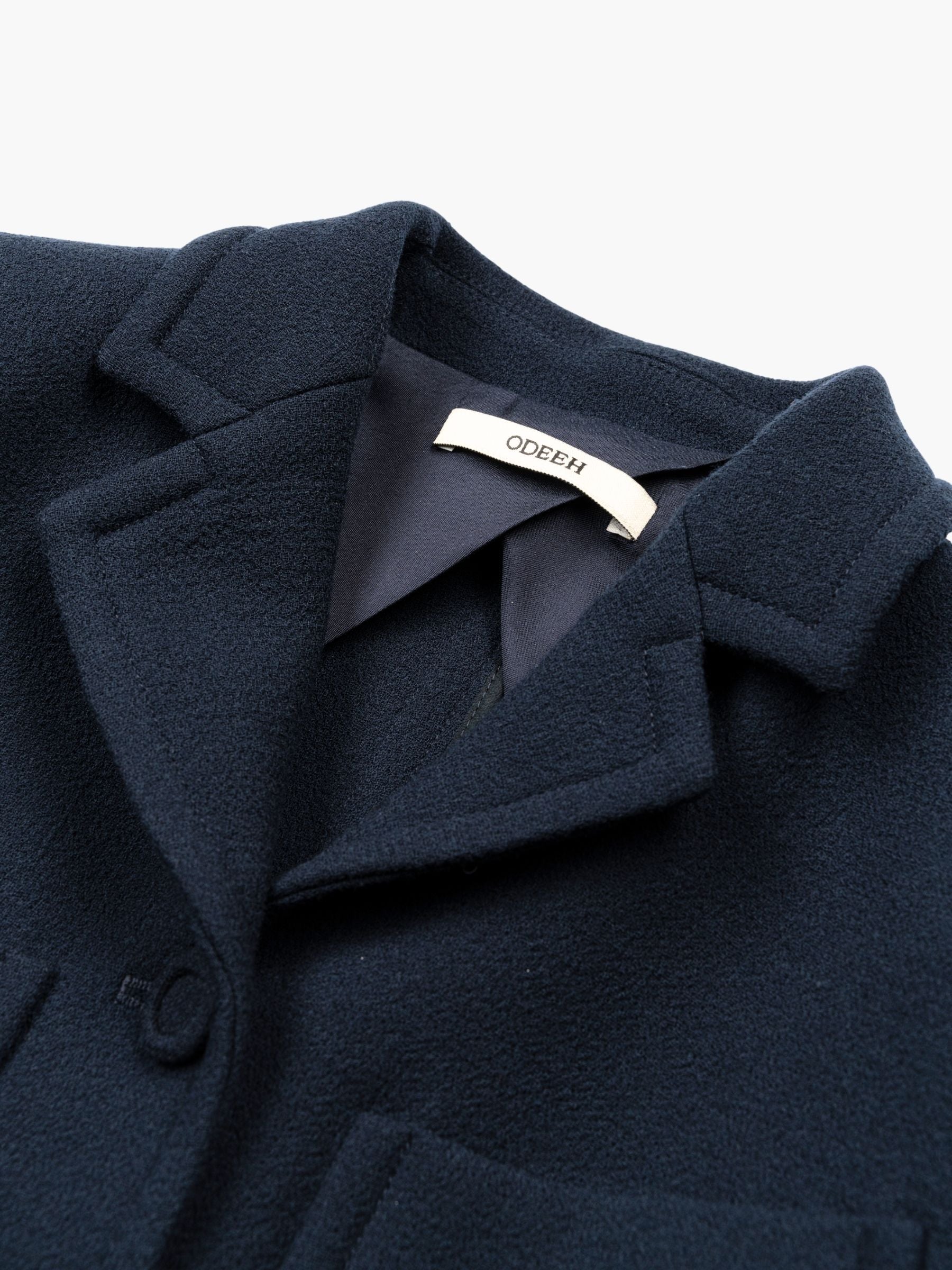 Odeeh Heavy Georgette Jacket Nightflight