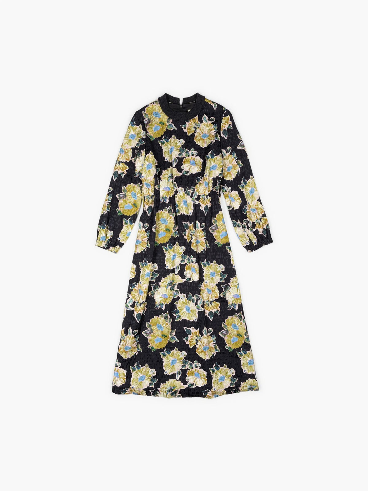Odeeh Painted Flowers Dress Powder