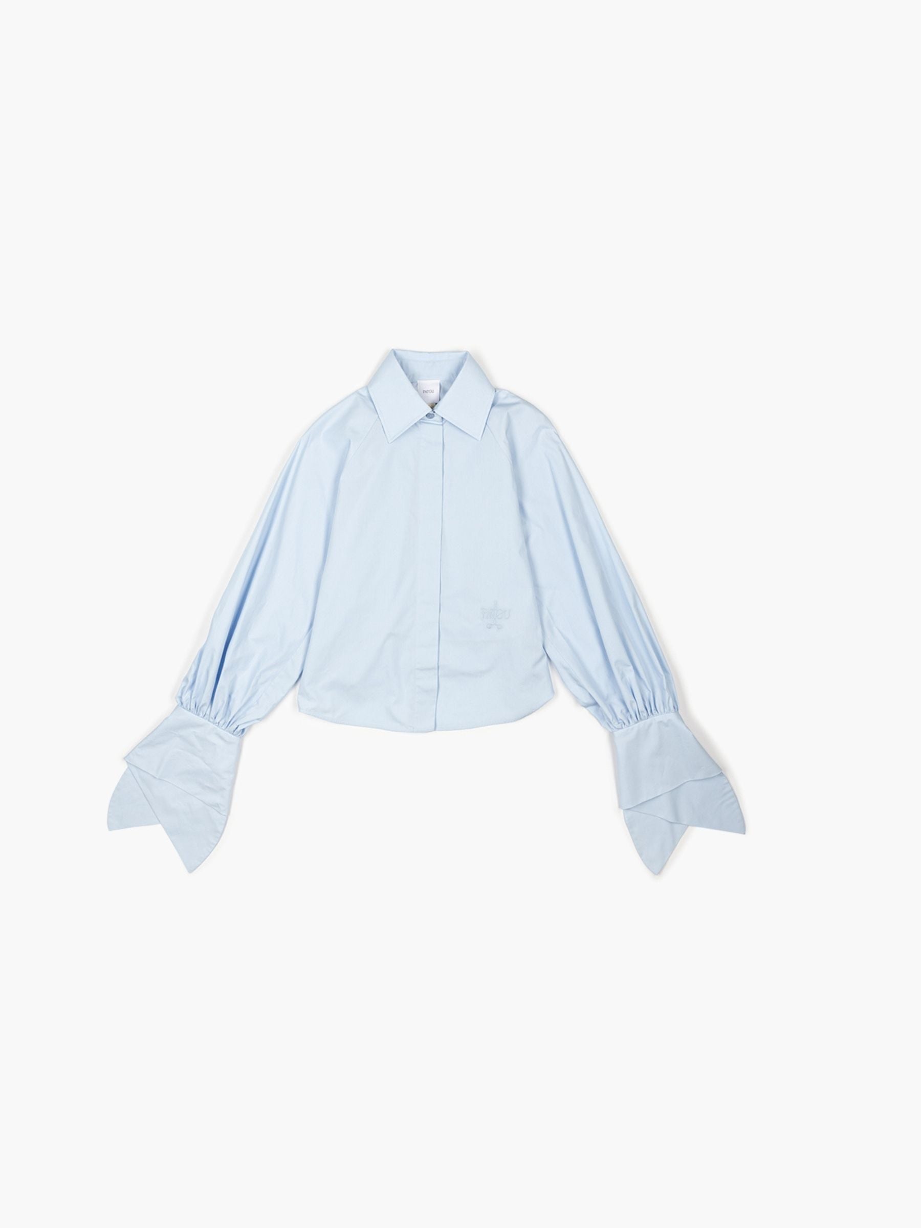 Patou Bow Sleeve Blouse Polar Sky