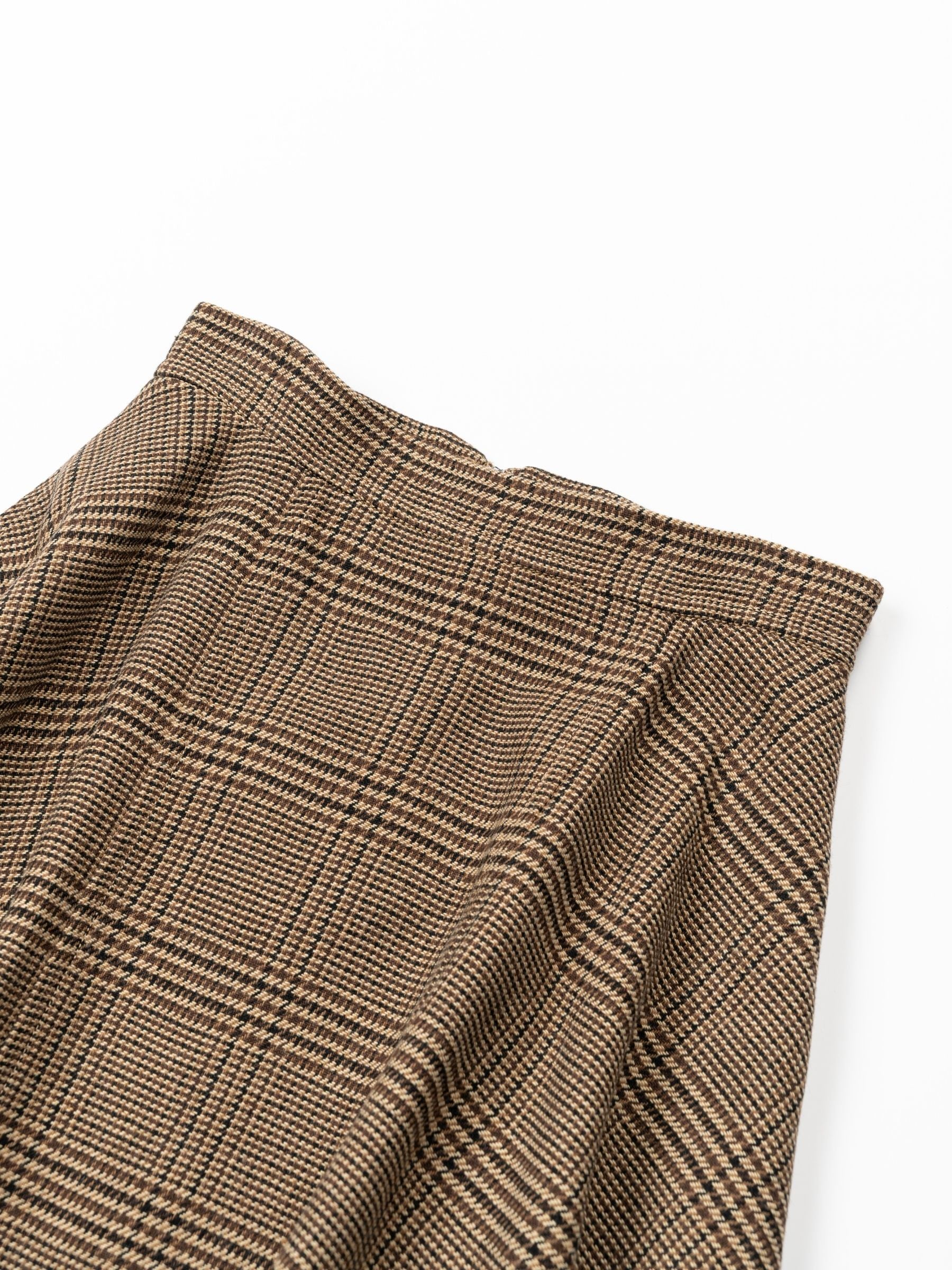 Patou Handkerchief Midi Skirt Autumn Prince of Wales