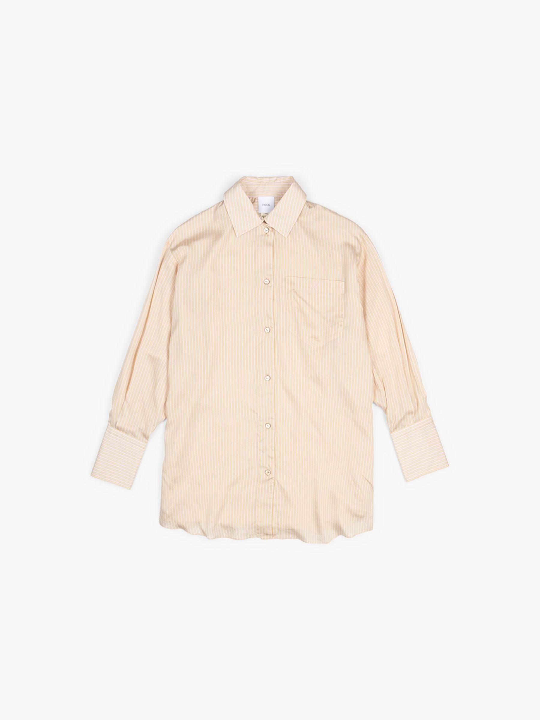 Patou Oversize Beach Shirt Shell Beach Stripes