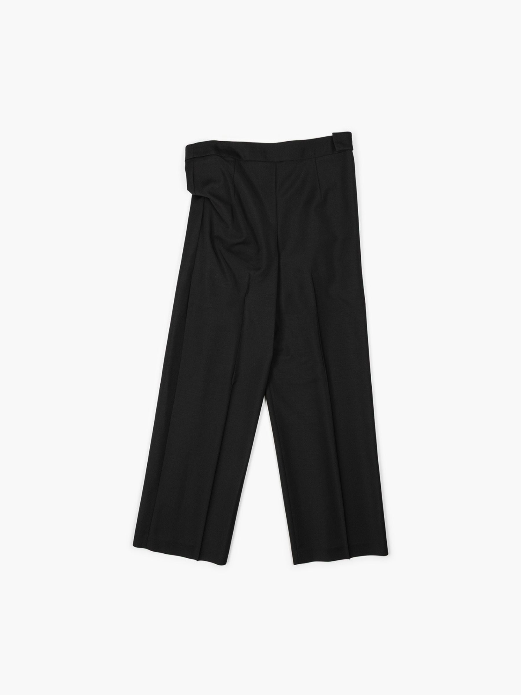Rohe Double Waistband Trousers Black