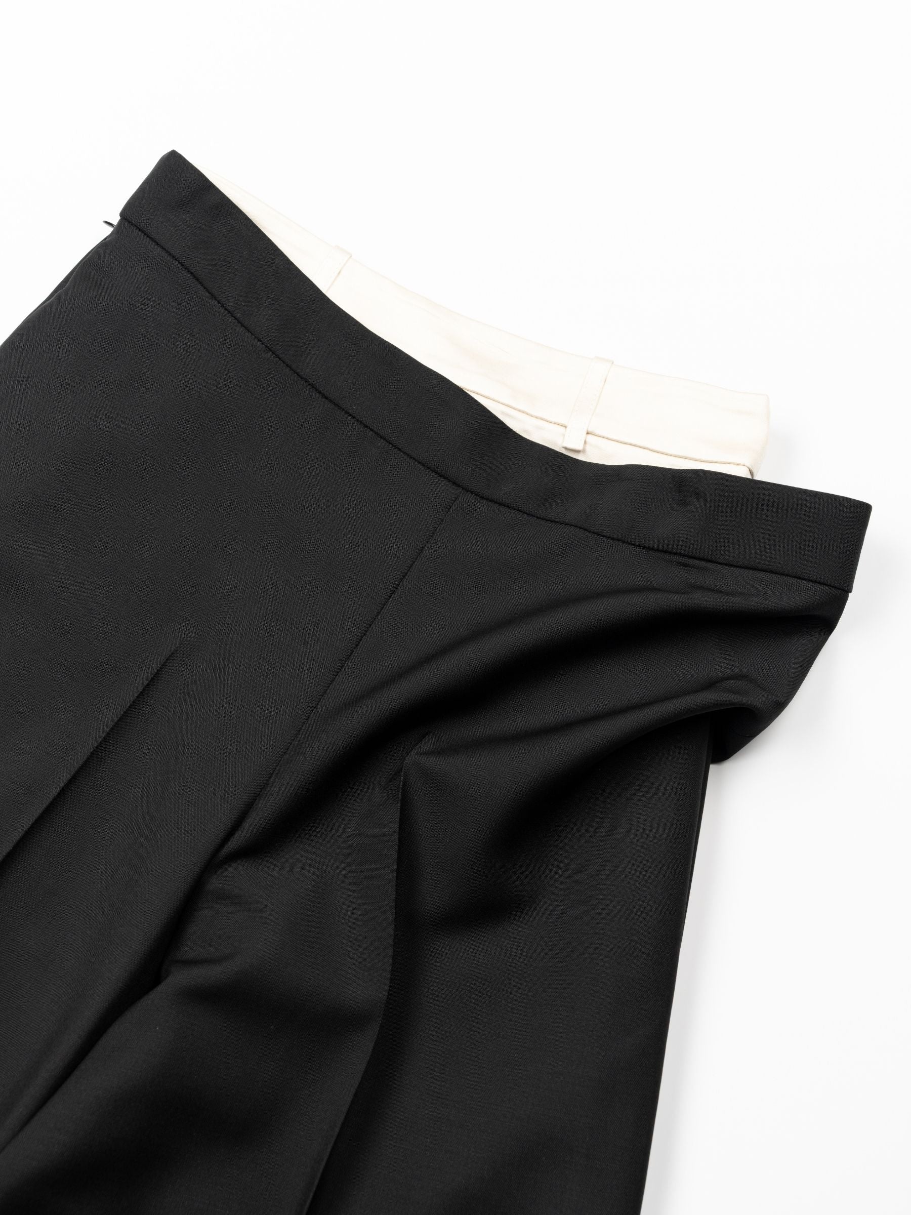 Rohe Double Waistband Trousers Black