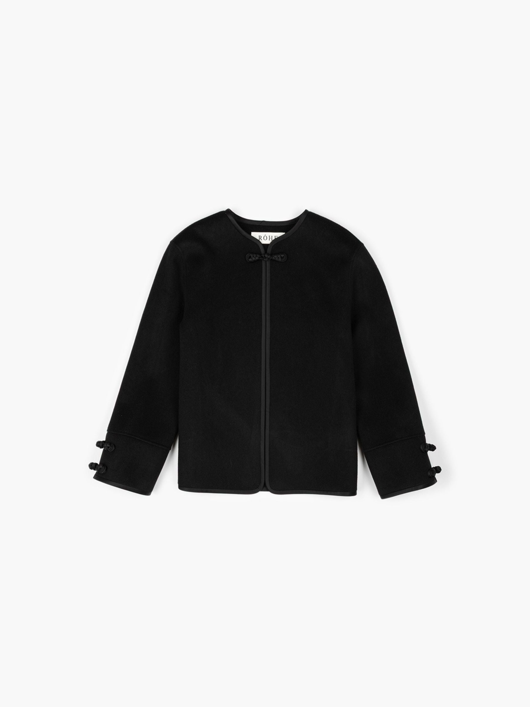 Rohe Double-faced Pankou Style Jacket Black