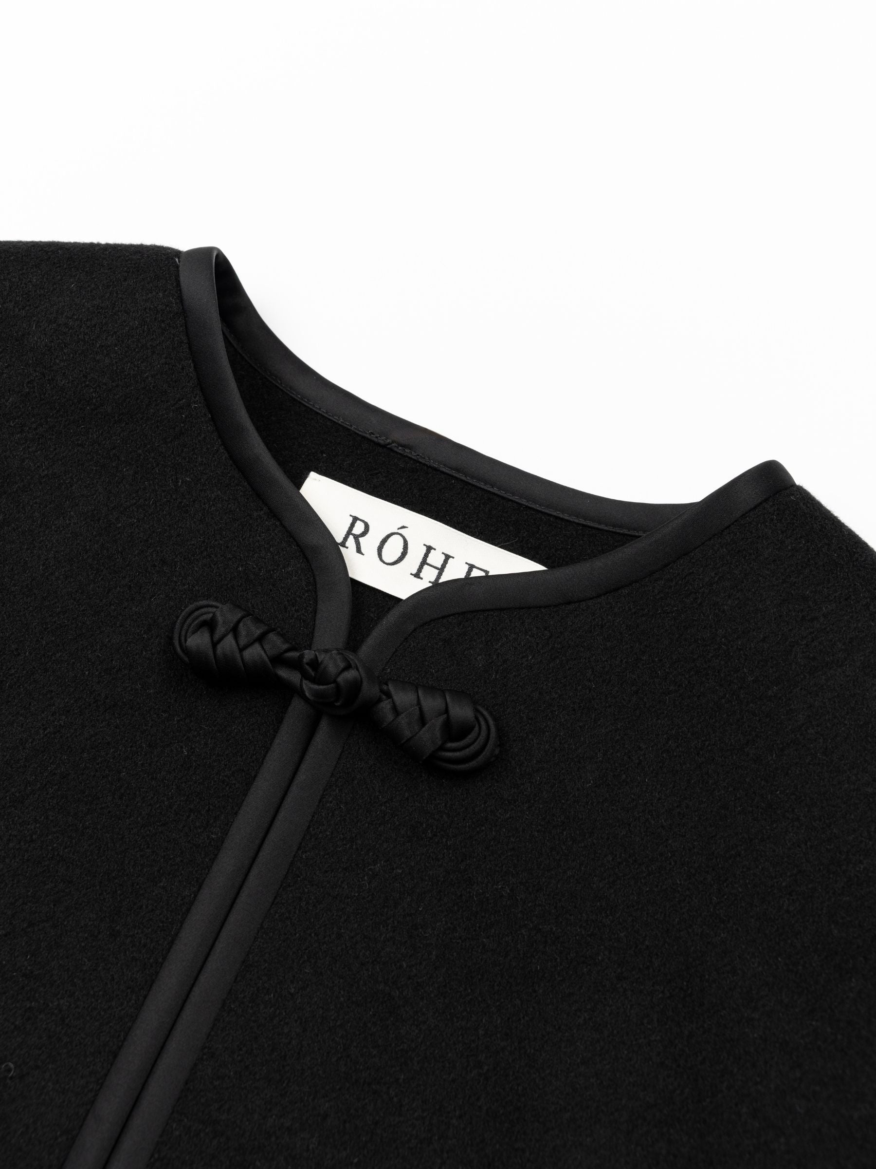 Rohe Double-faced Pankou Style Jacket Black