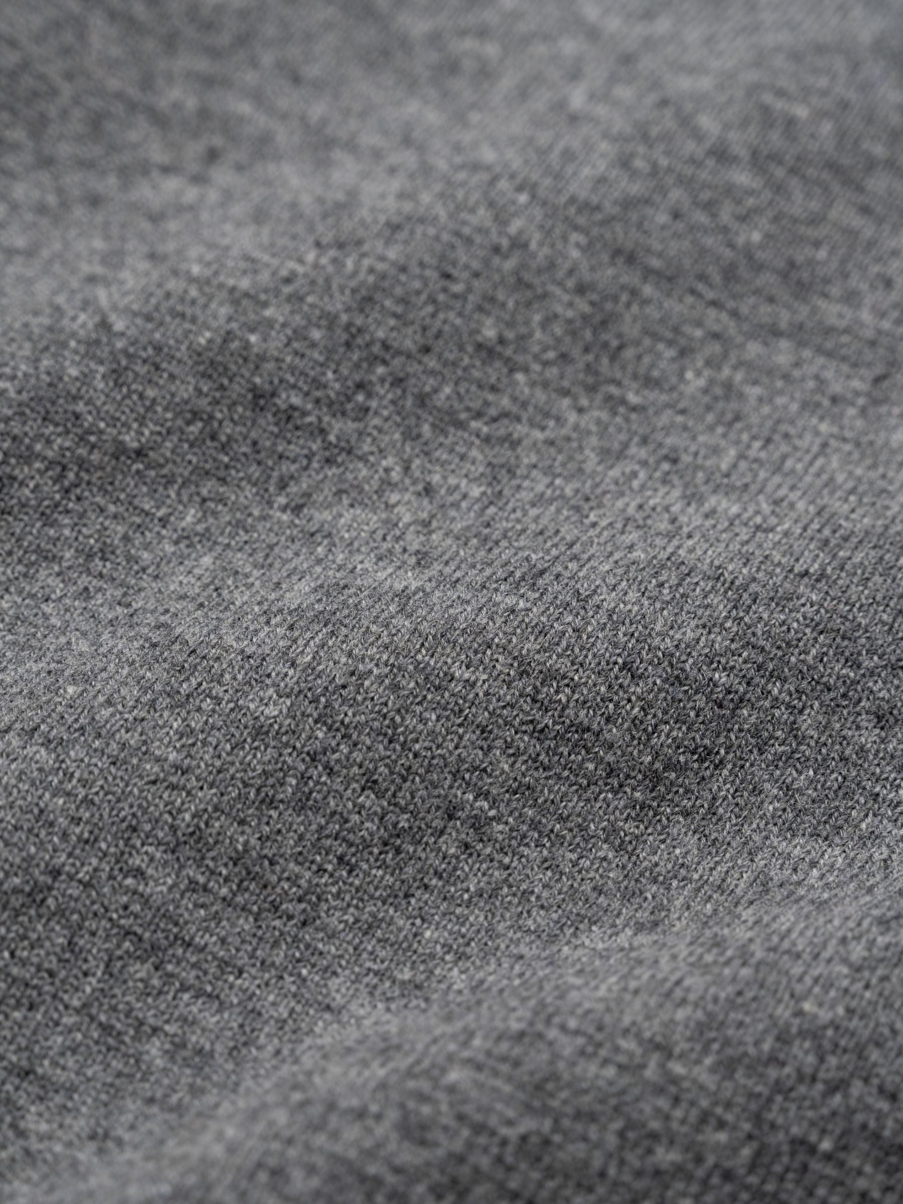 Rohe Statement Shoulder Crewneck Mid Grey Melange