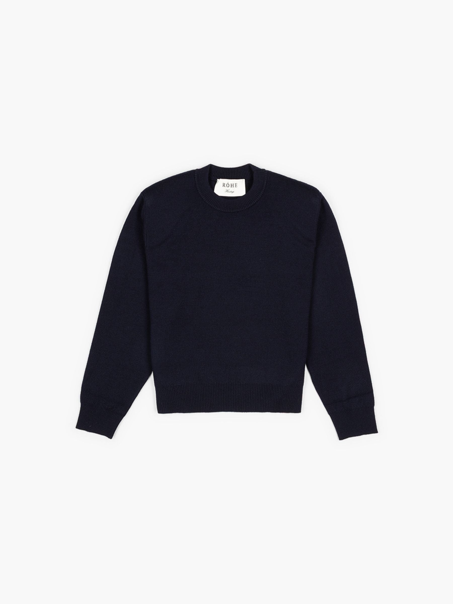Rohe Statement Shoulder Crewneck Navy