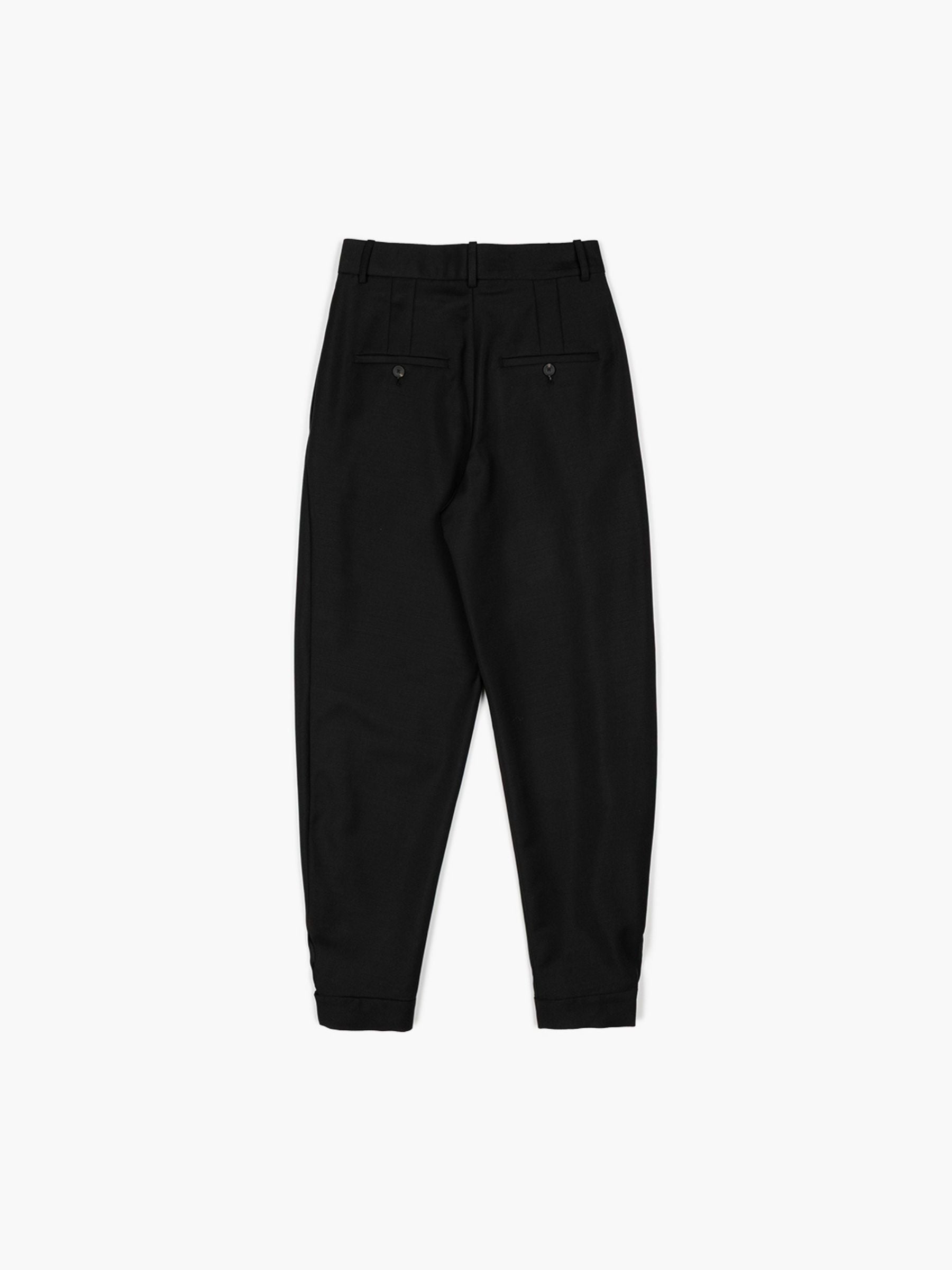 Rohe Tailored Cuﬀ Trousers Black