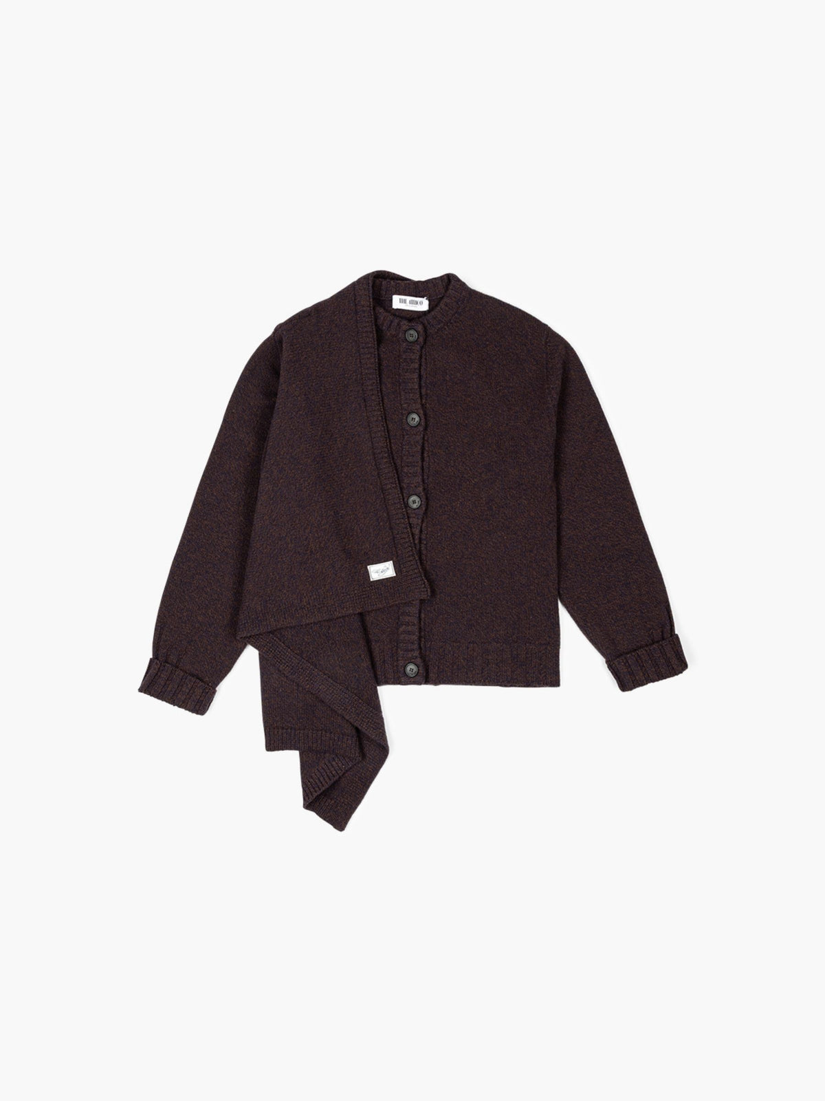 The Attico Cashmere Cardigan Brown Shades