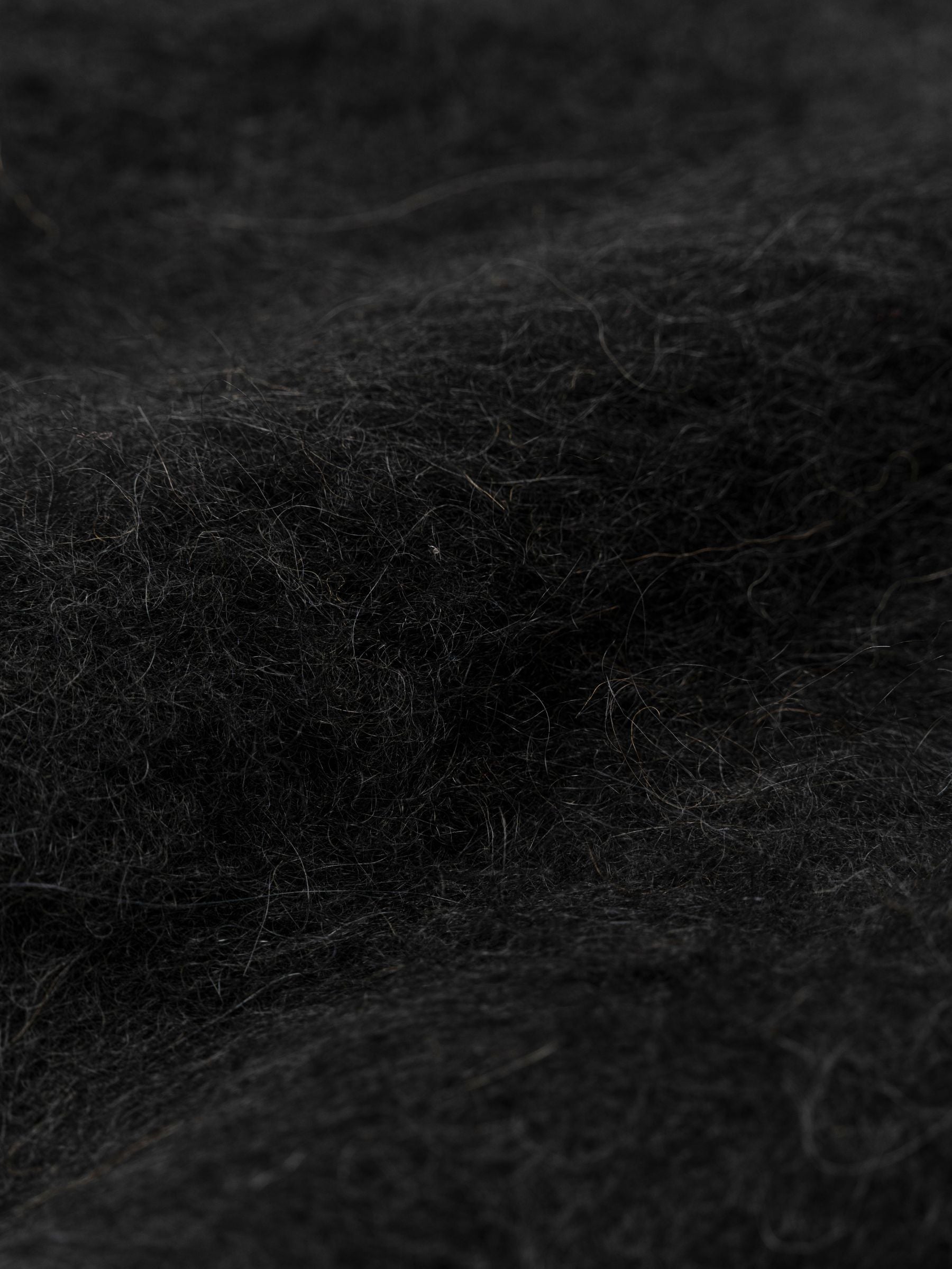 Toteme Boxy Alpaca Knit Pullover Black