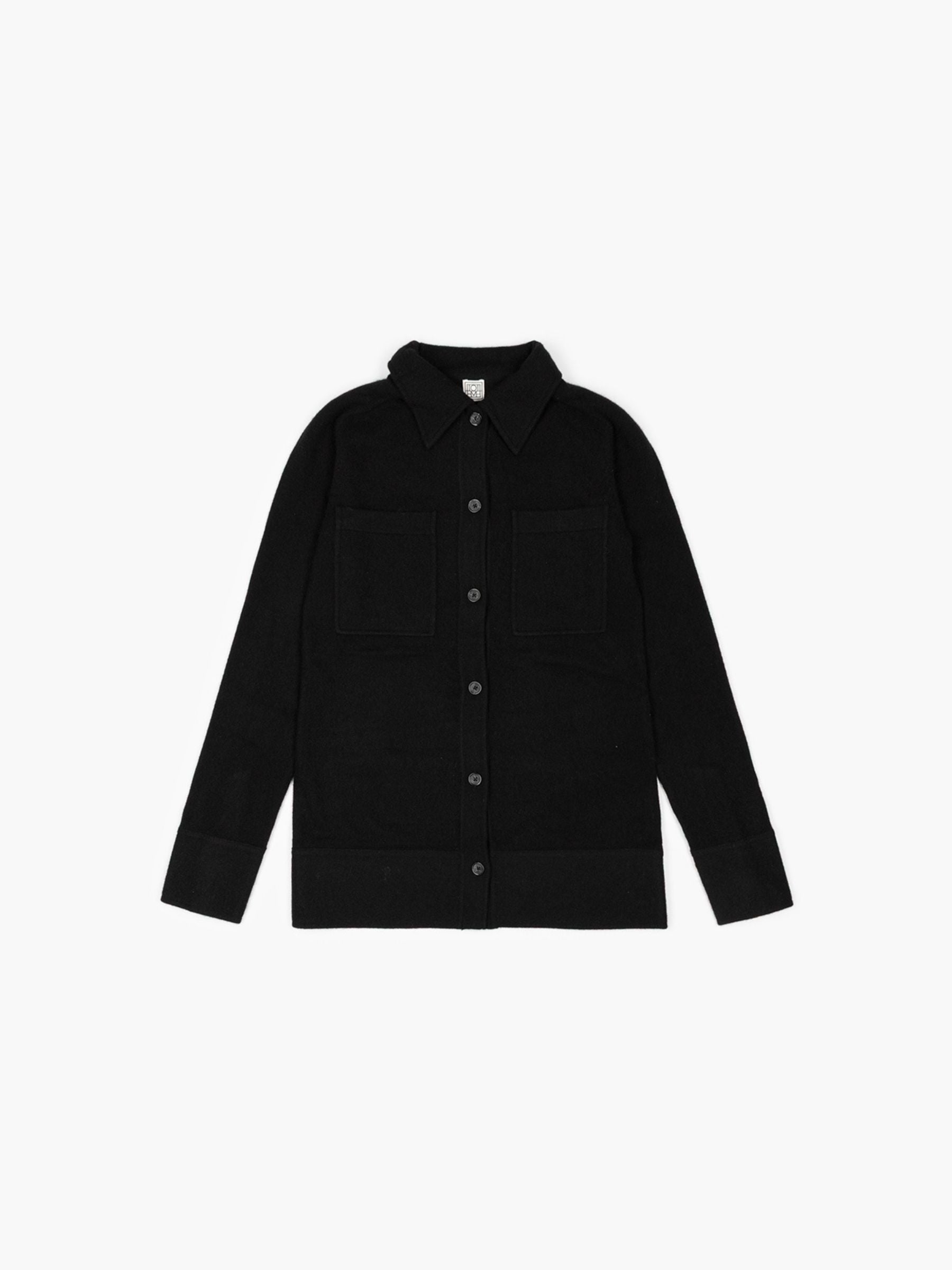 Toteme Cashmere Shirt Black