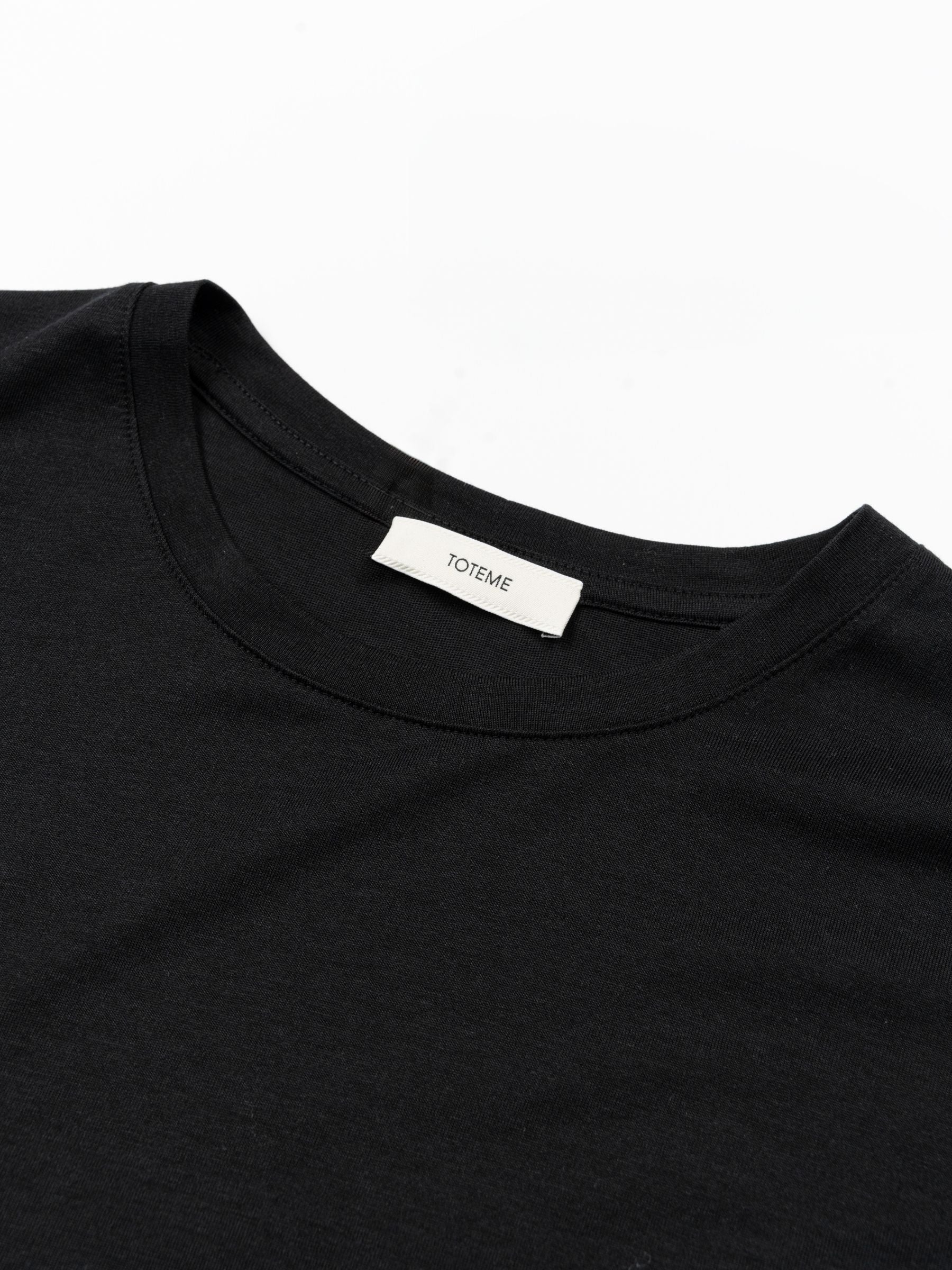 Toteme Classic Long Sleeve Tee Black