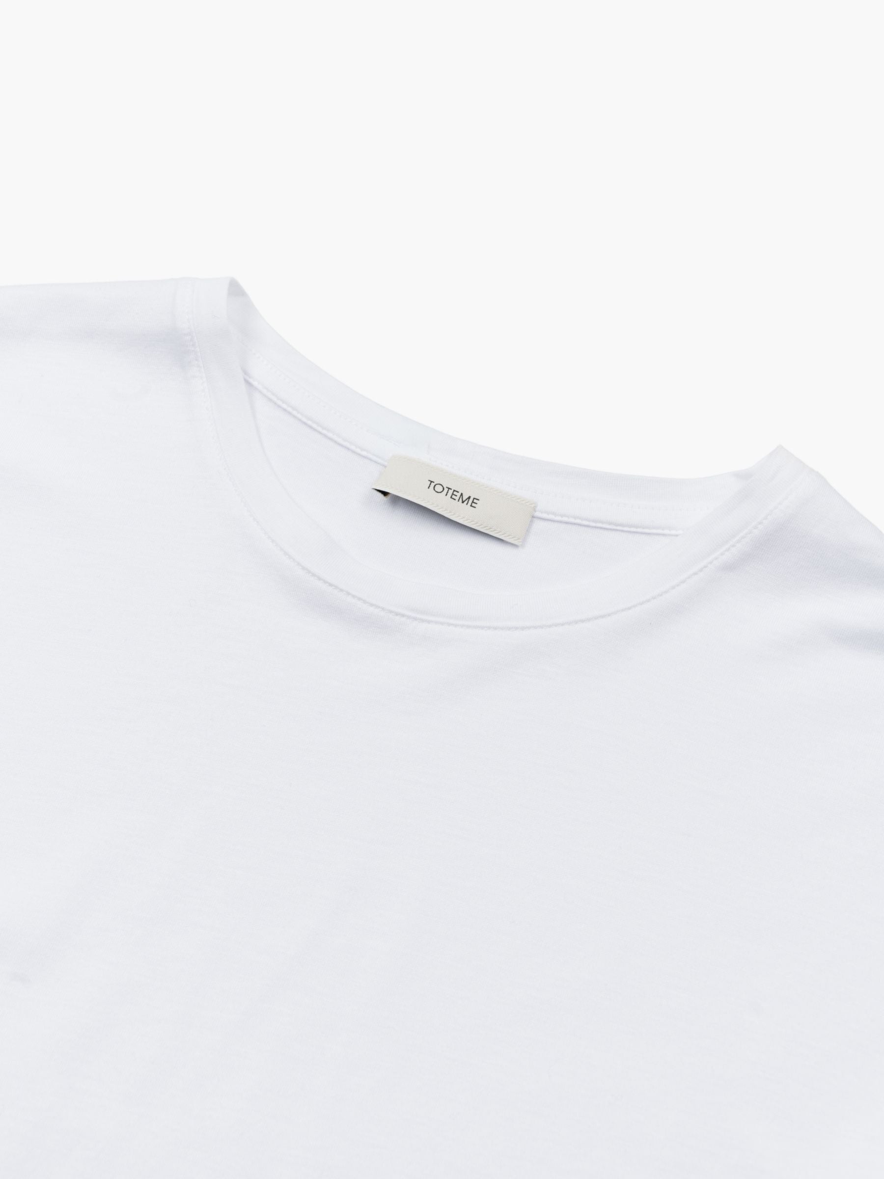 Toteme Classic Long Sleeve Tee White