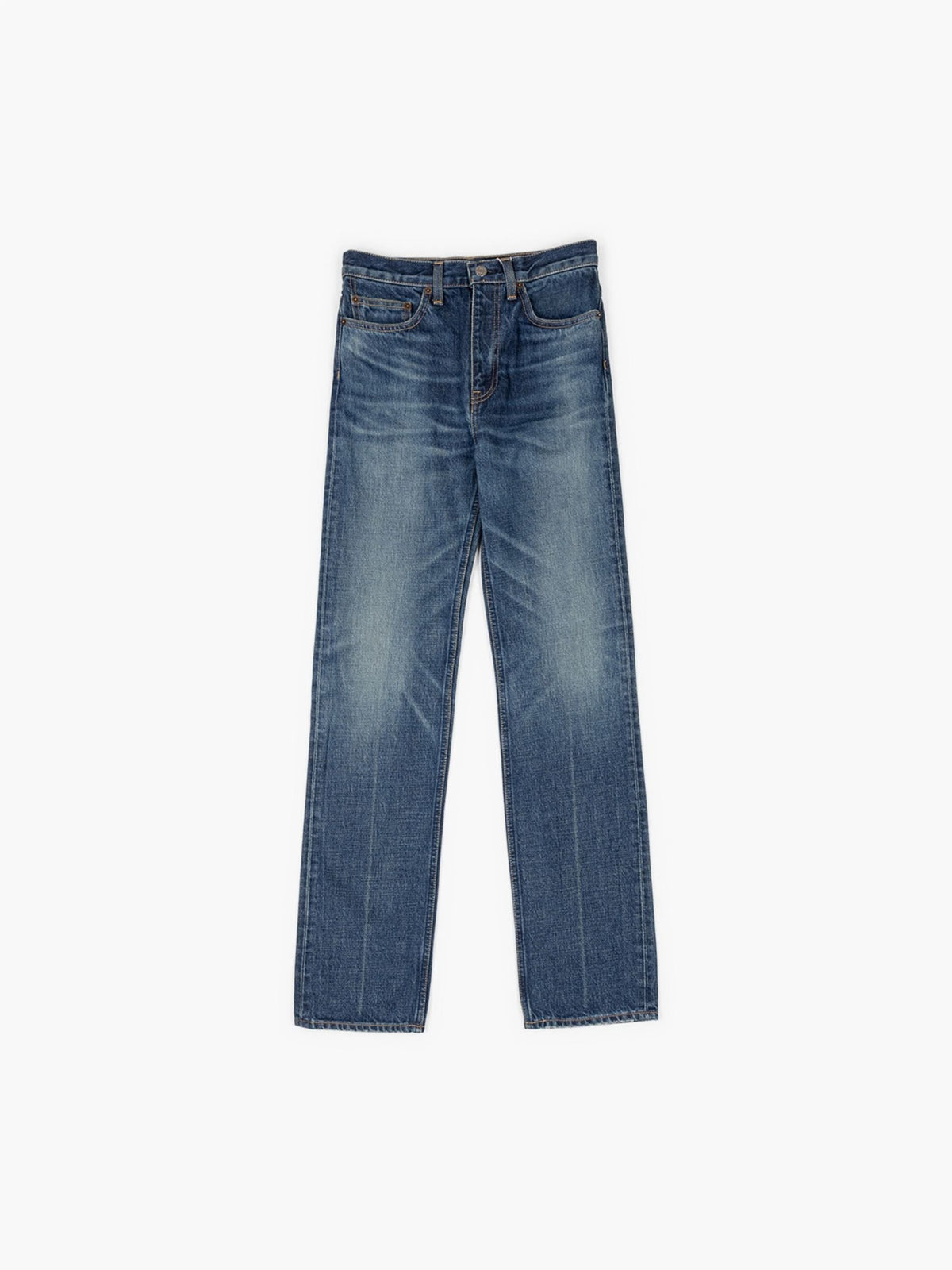 Toteme Classic Slim Denim Pants Full Length Faded Blue