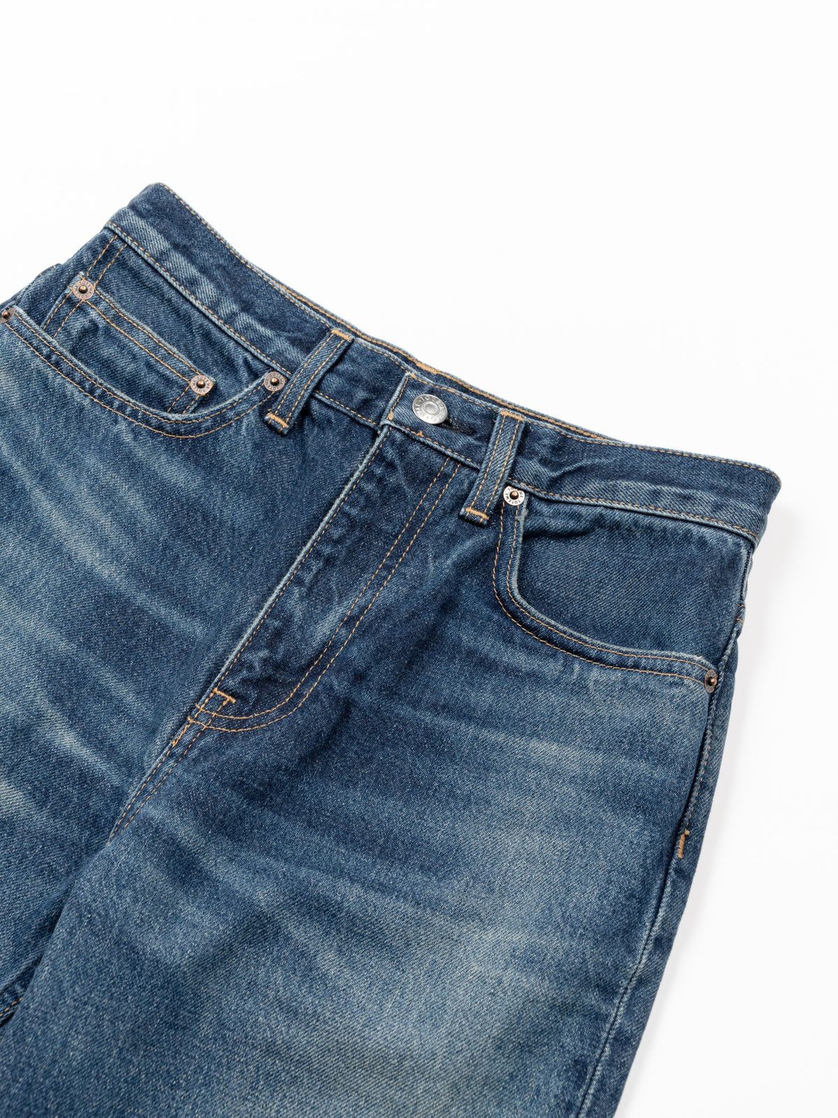 Toteme Classic Slim Denim Pants Full Length Faded Blue