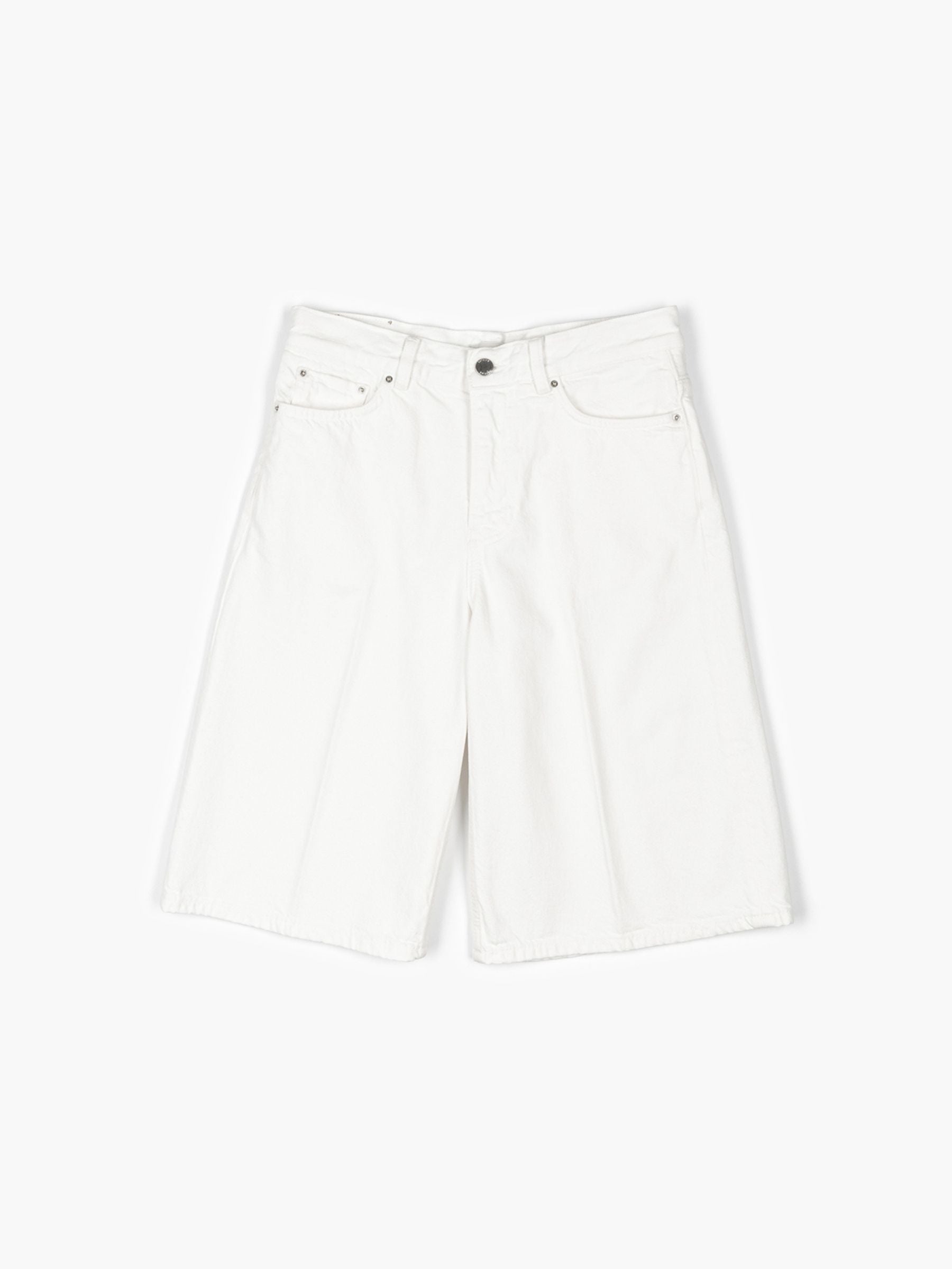 Toteme Denim Board Shorts White