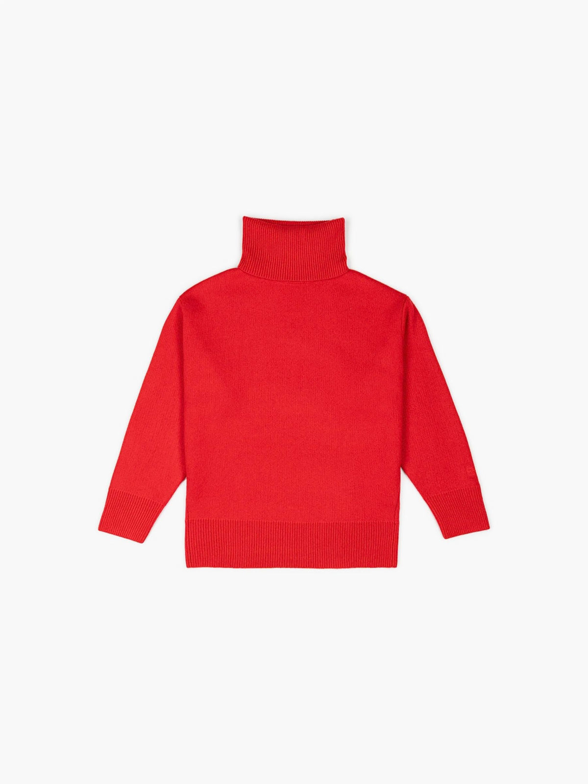Toteme Double Knit Turtleneck Pullover Poppy