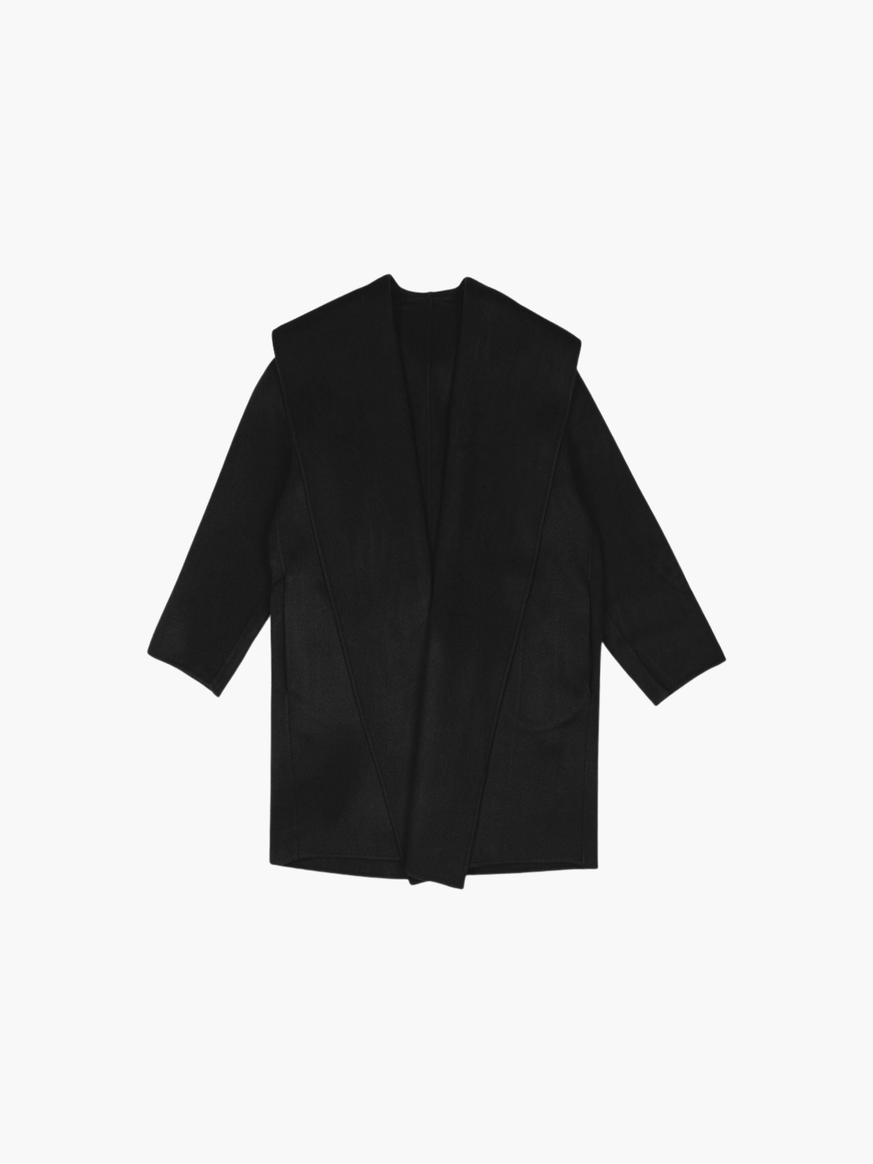 Toteme Hoodie Coat Black