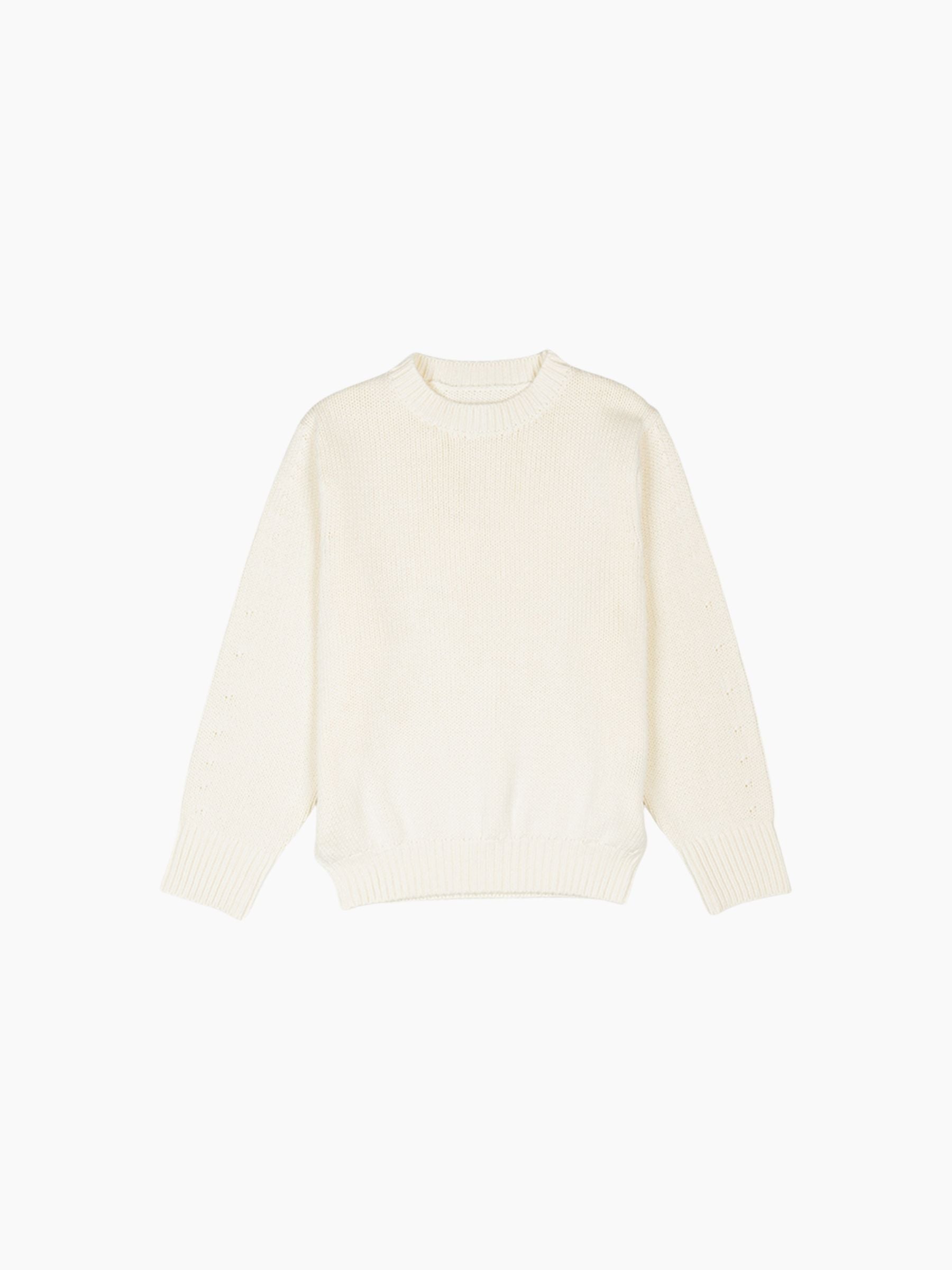 Toteme Oversized Crew Knit Macadamia