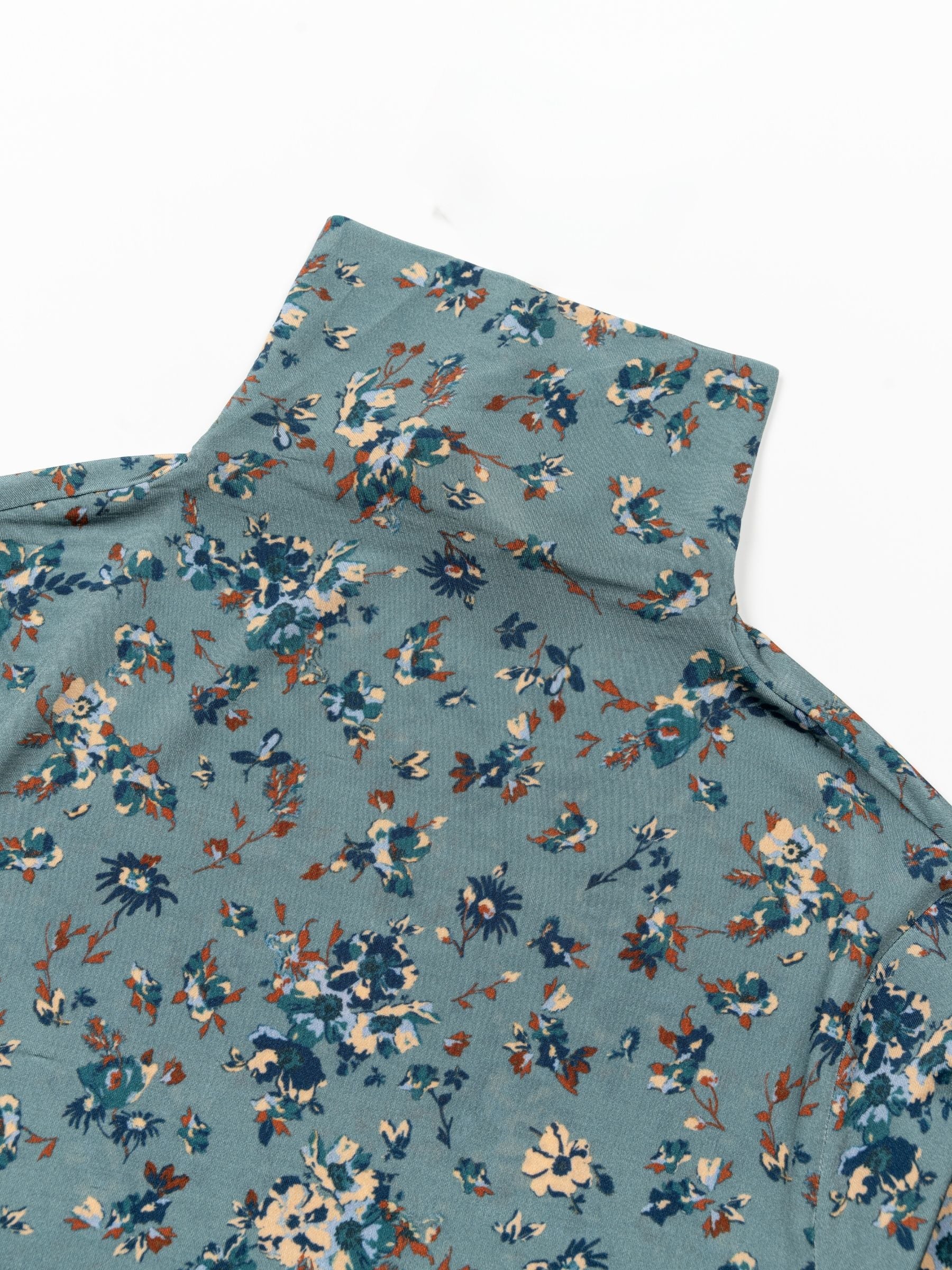 Ulla Johnson Aurelia LS Jersey Top Celeste Floral