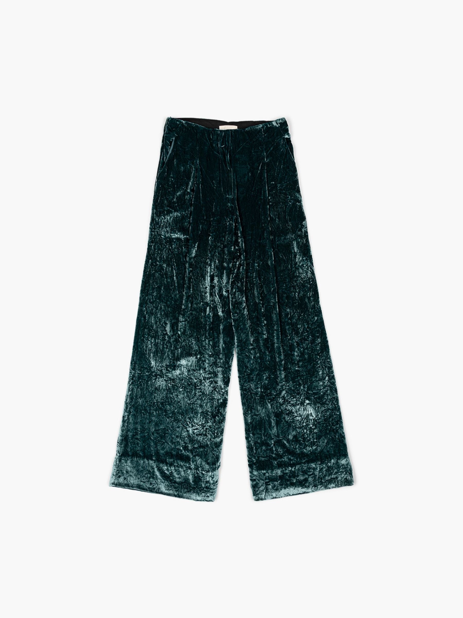 Ulla Johnson Elan Velvet Pant Jadeite