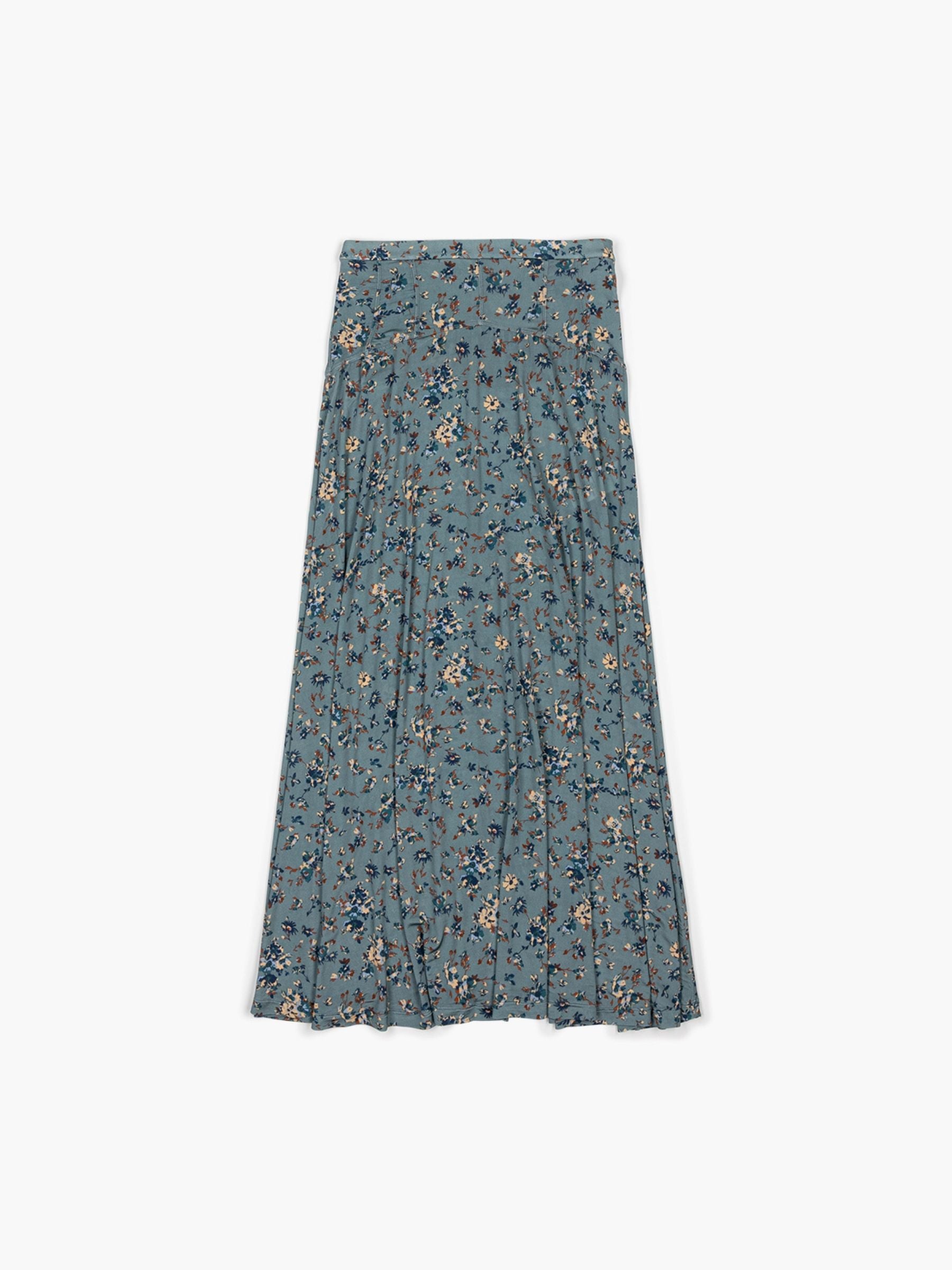 Ulla Johnson Paola Jersey Skirt Celeste Floral