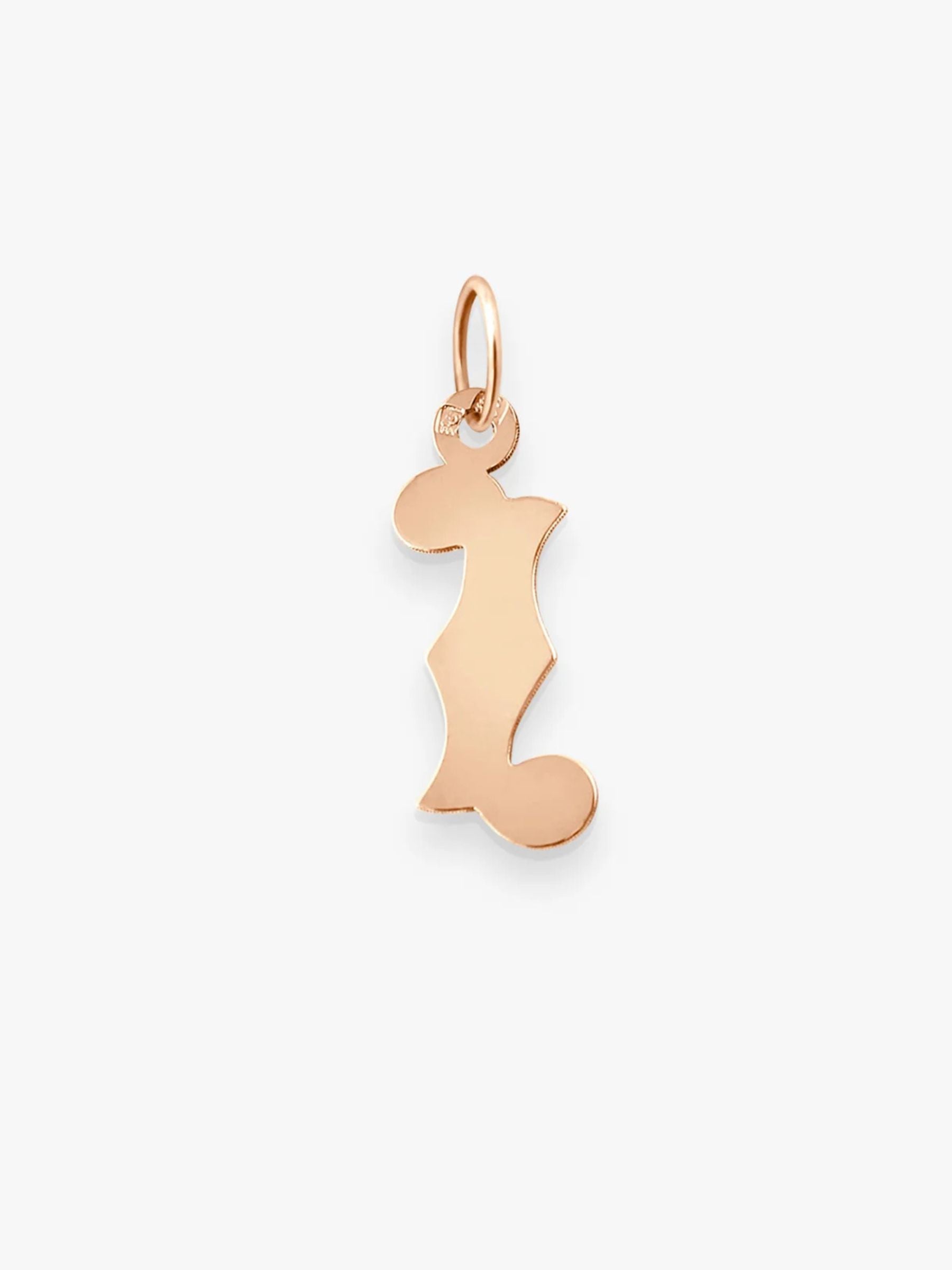 Vanrycke Lettrine Pendants PA1R0 rose gold