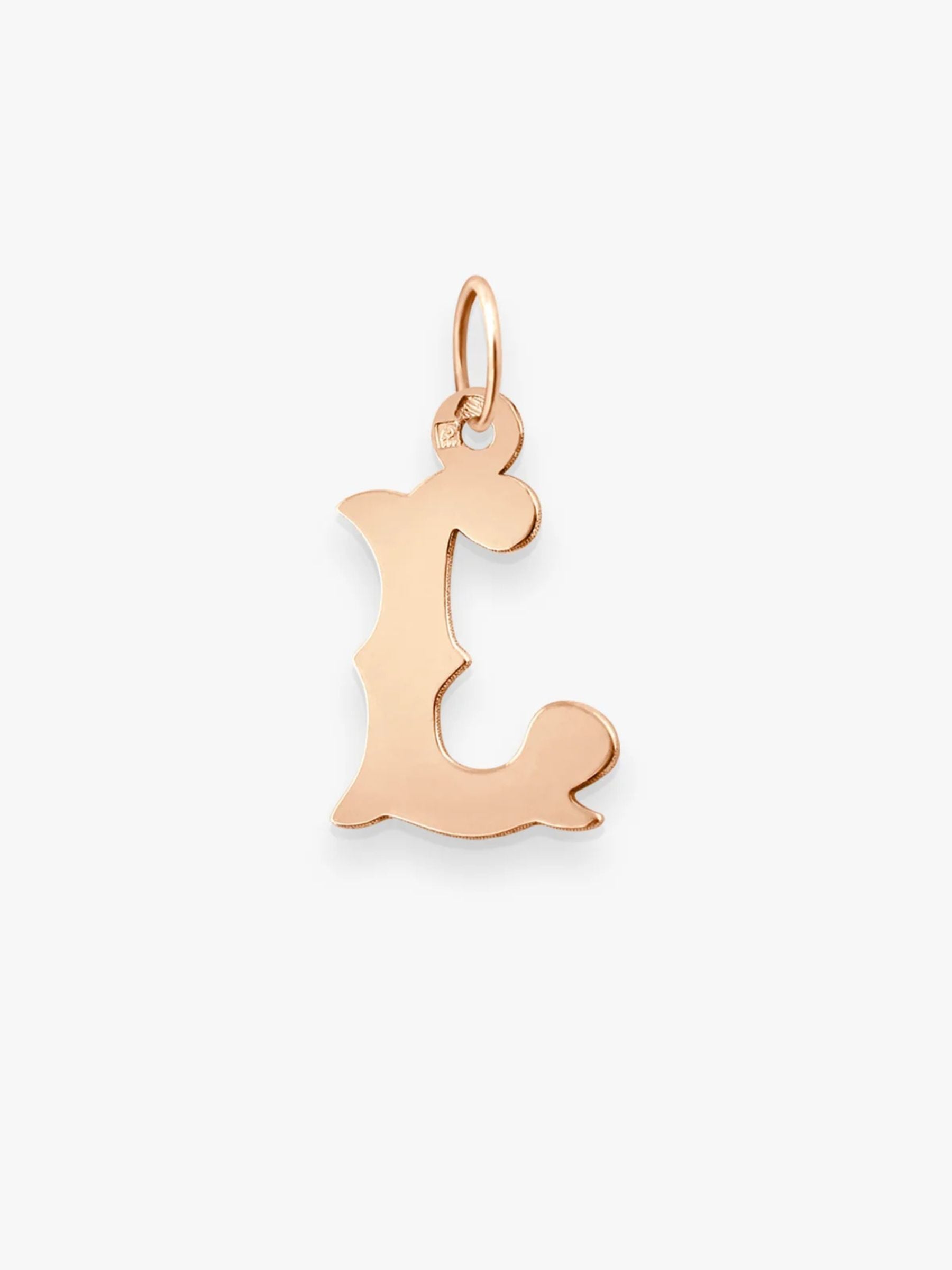 Vanrycke Lettrine Pendants PA1R0 rose gold