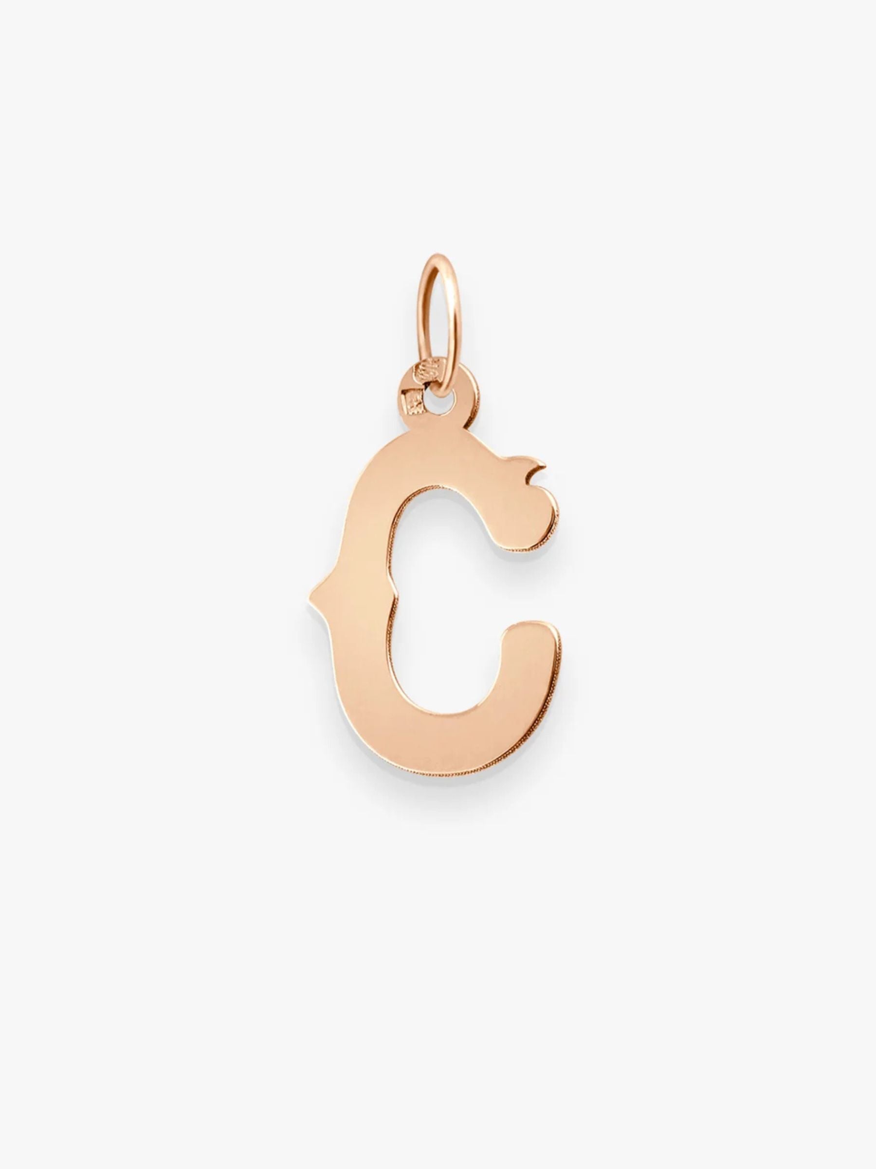 Vanrycke Lettrine Pendants PA1R0 rose gold