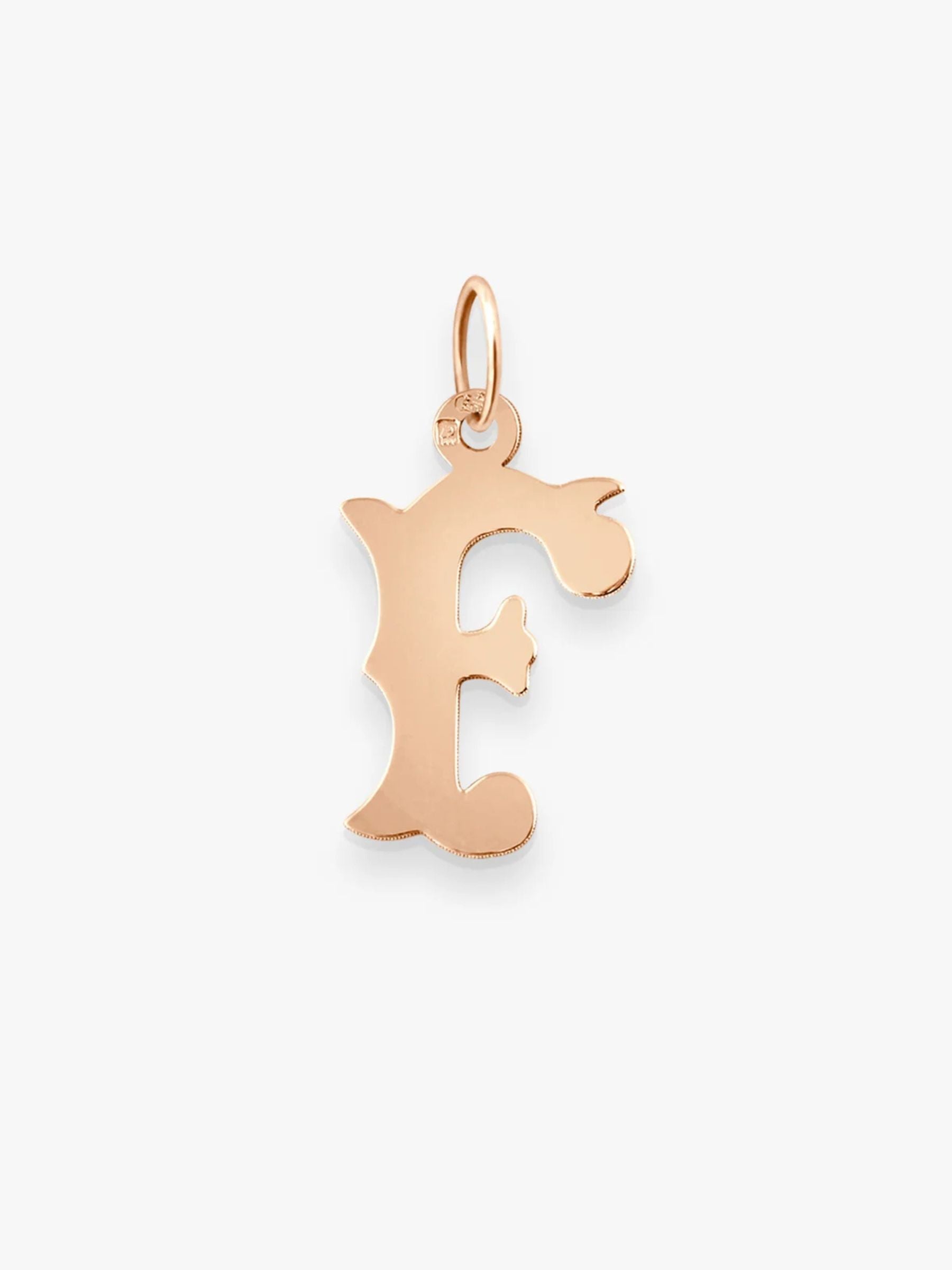 Vanrycke Lettrine Pendants PA1R0 rose gold