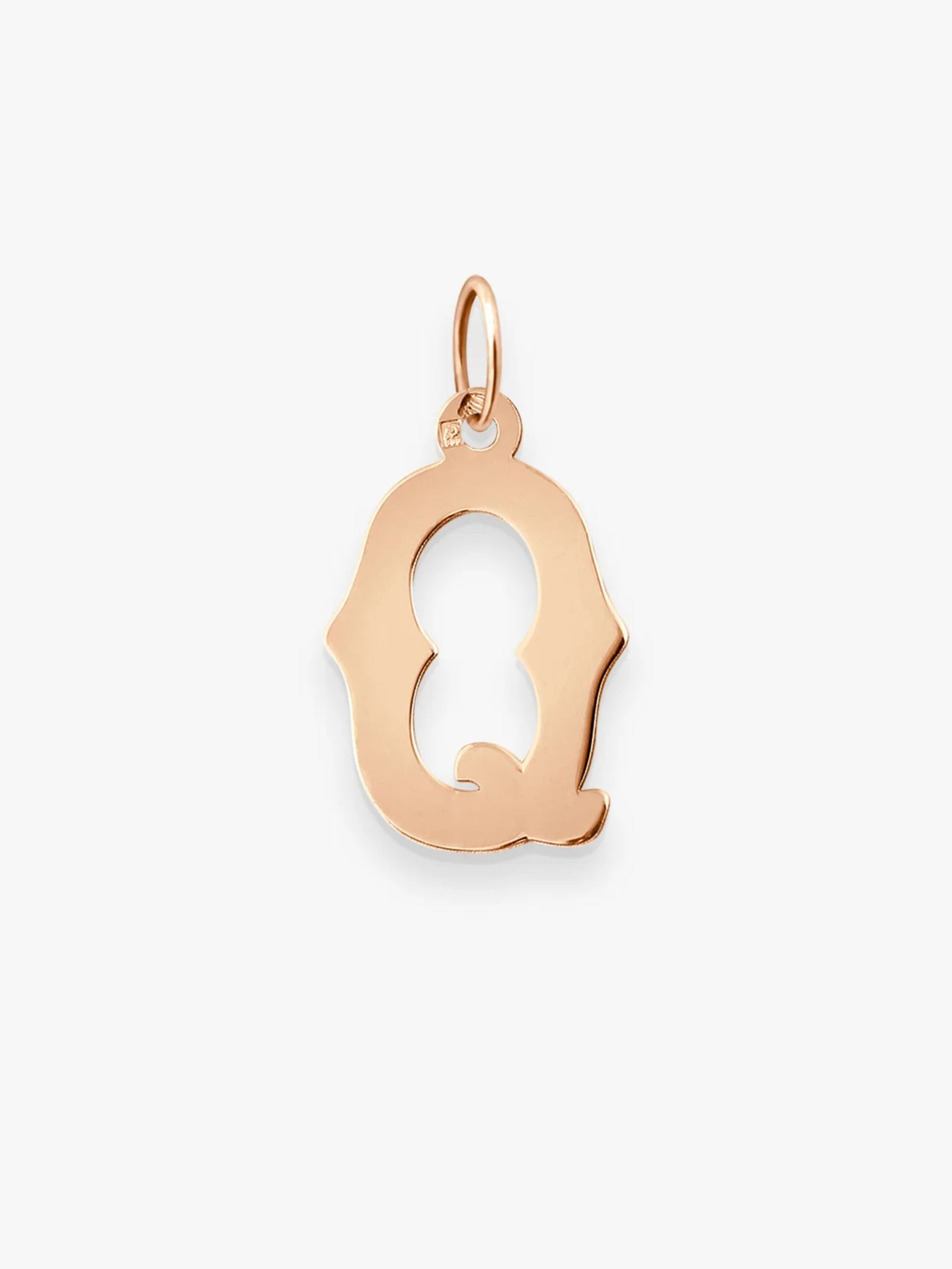 Vanrycke Lettrine Pendants PA1R0 rose gold