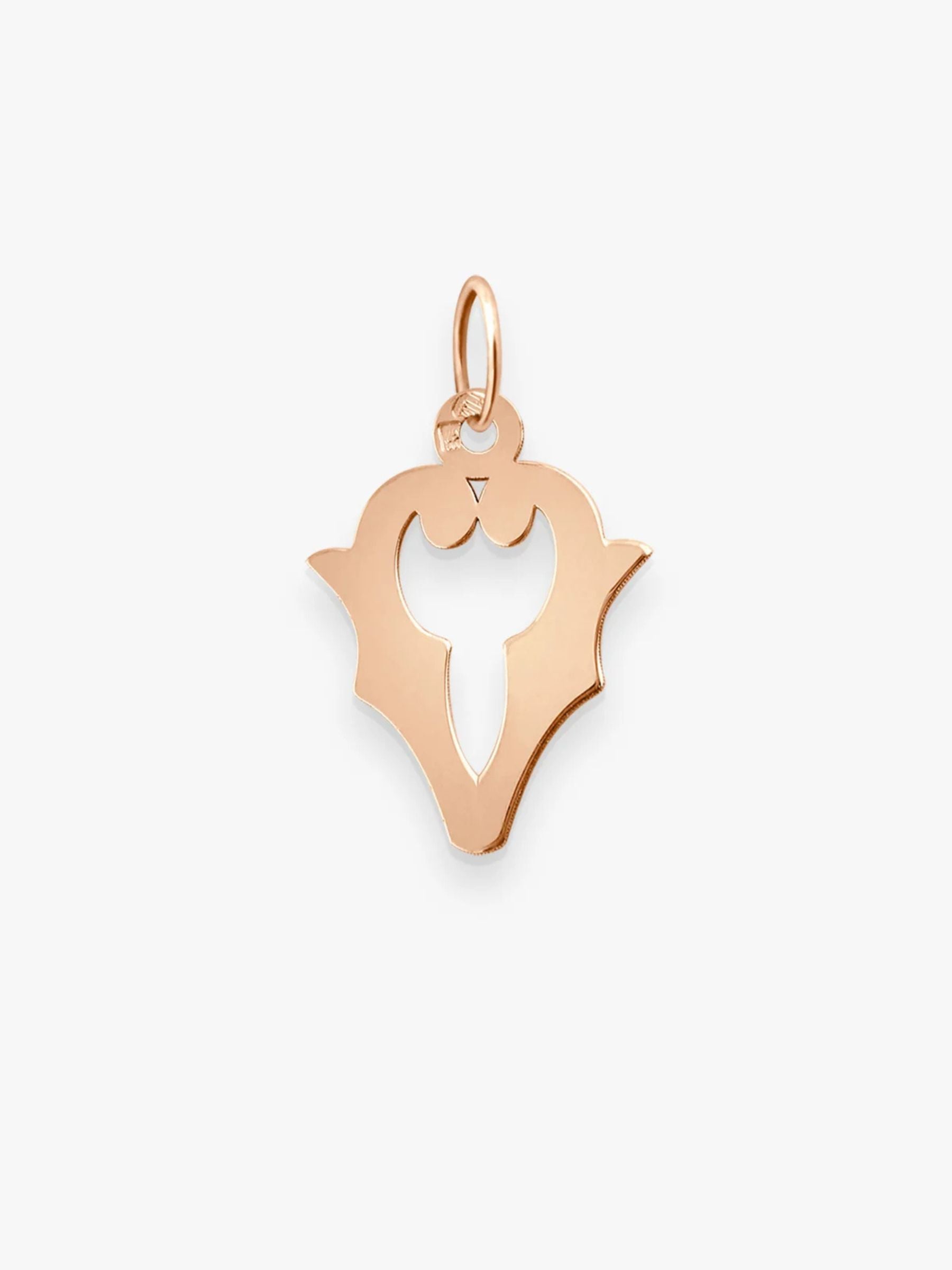Vanrycke Lettrine Pendants PA1R0 rose gold