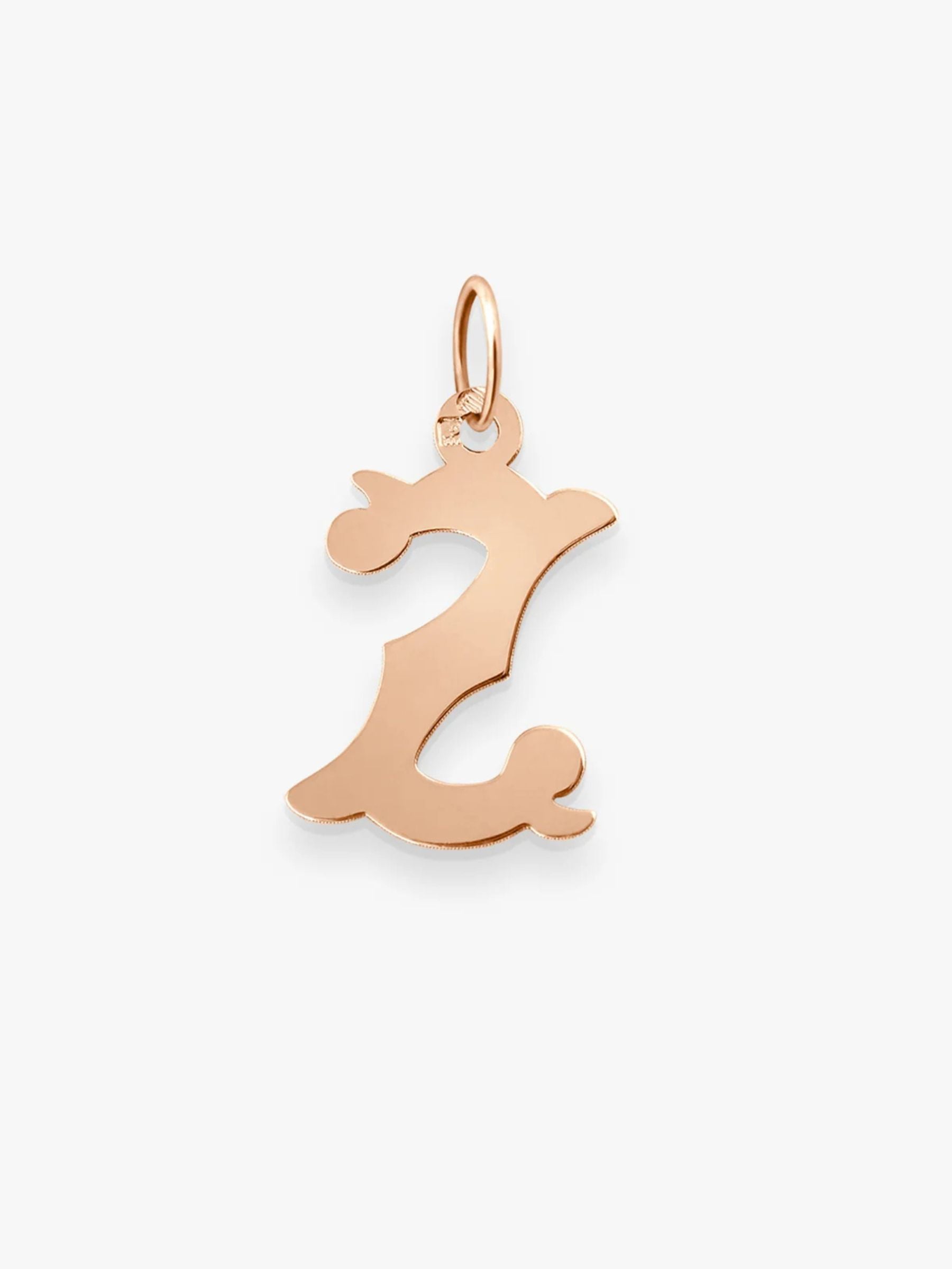 Vanrycke Lettrine Pendants PA1R0 rose gold