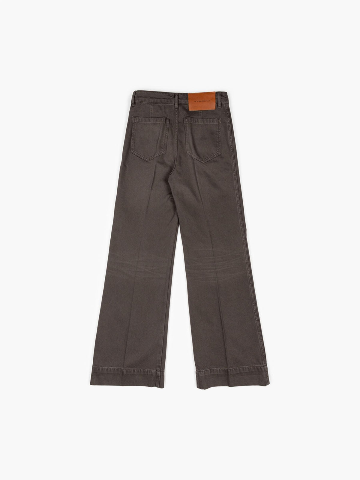 Victoria Beckham Alina Jean Pants Fossil Grey