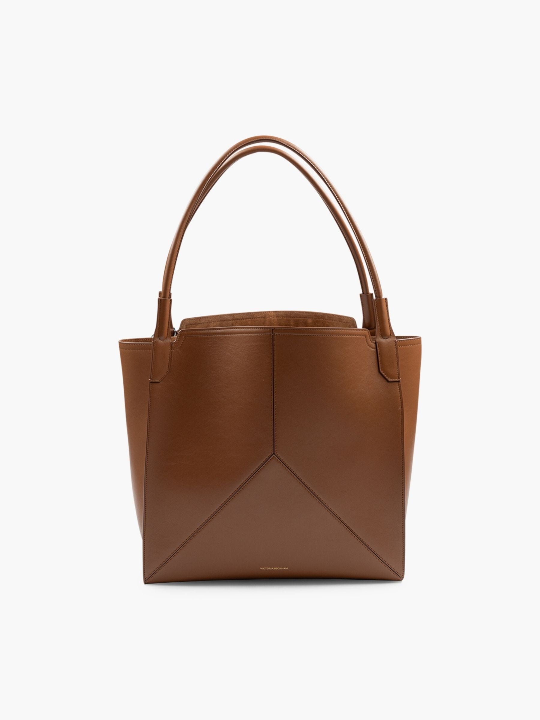 Victoria Beckham Large Victoria Tote Bag Dark Tan