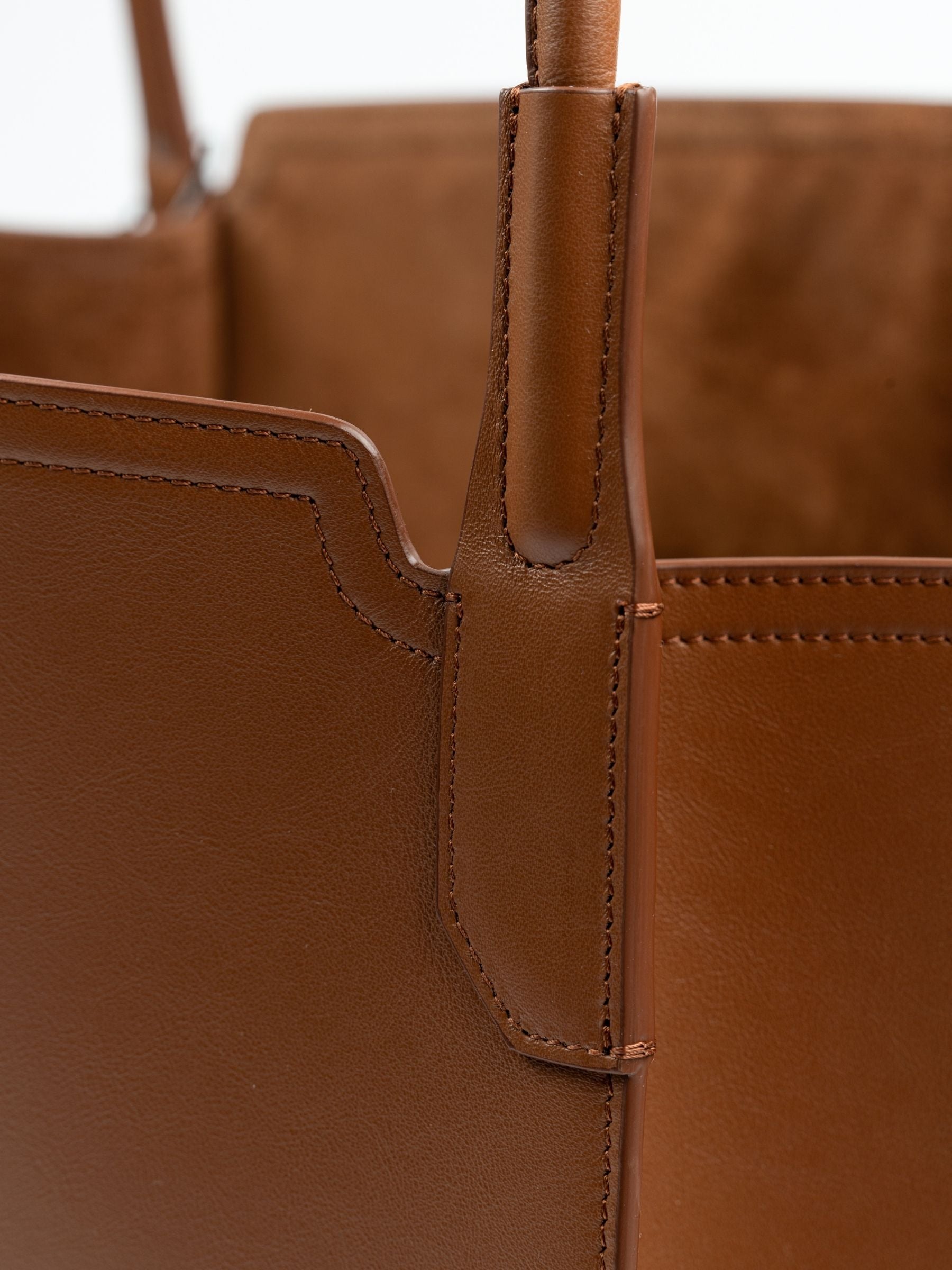 Victoria Beckham Large Victoria Tote Bag Dark Tan