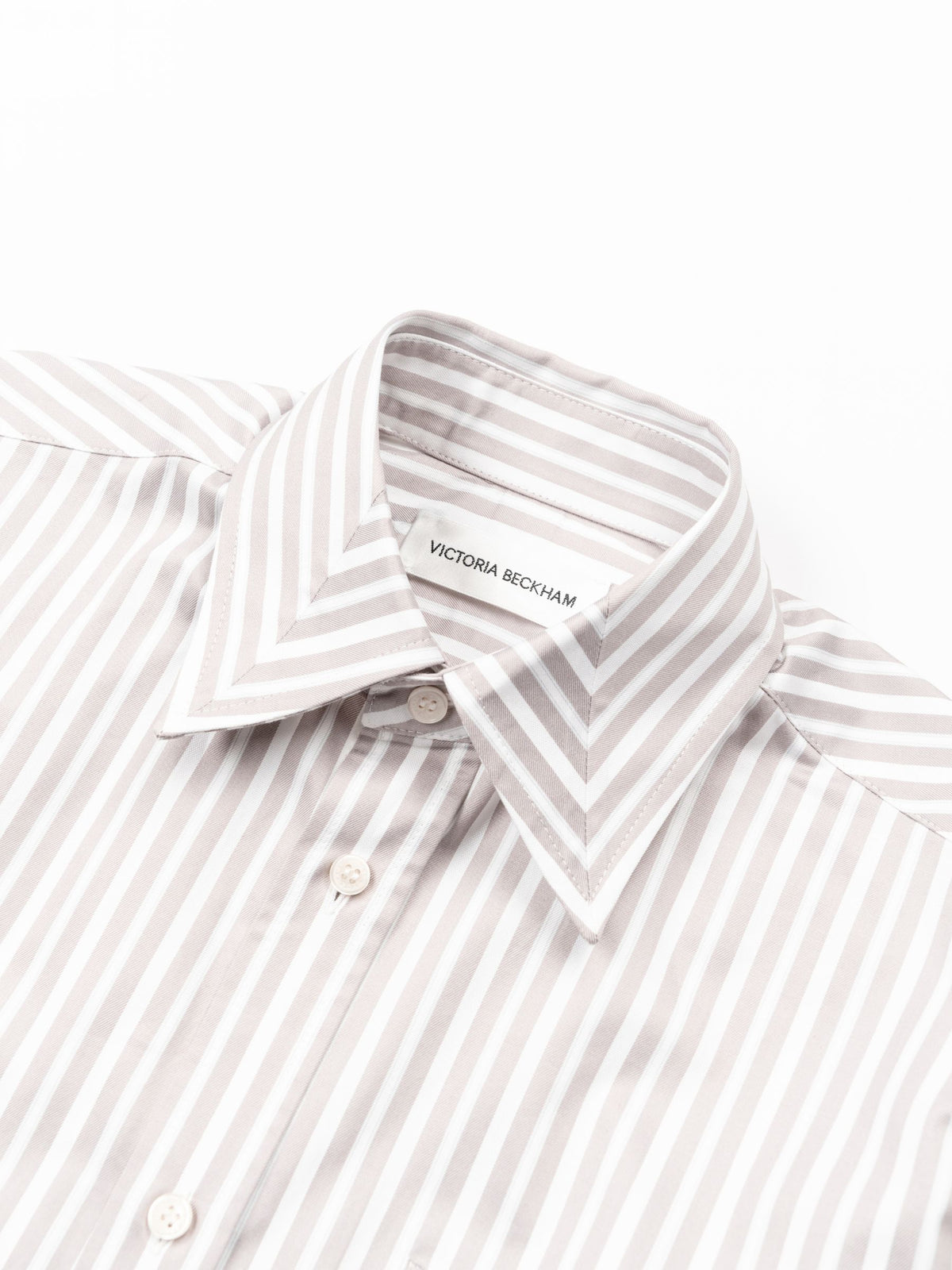 Victoria Beckham Pocket Detail Shirt Lavender Grey