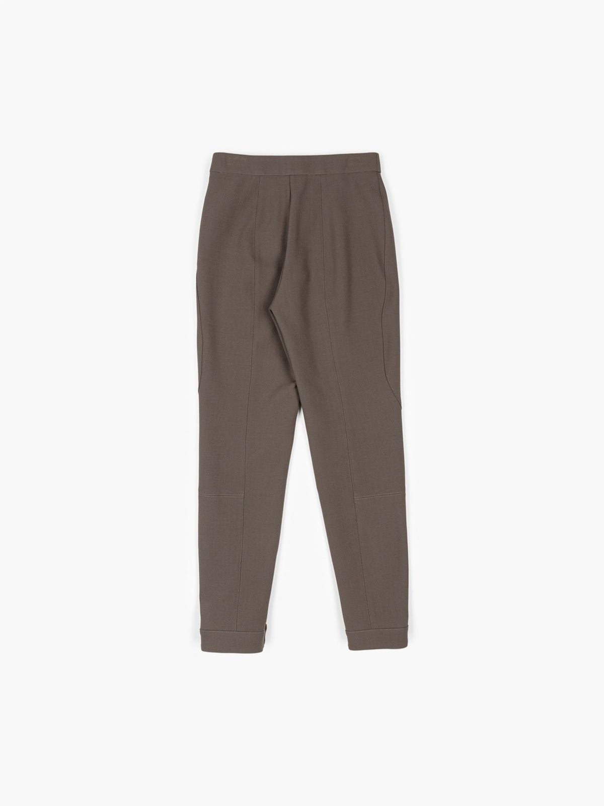 Victoria Beckham Slim Riding Trousers Khaki