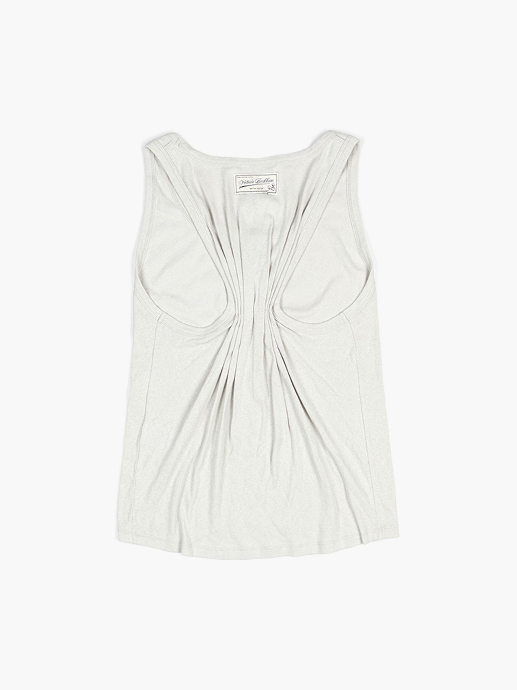 Victoria Beckham Split Detail Tank Top Magnesium