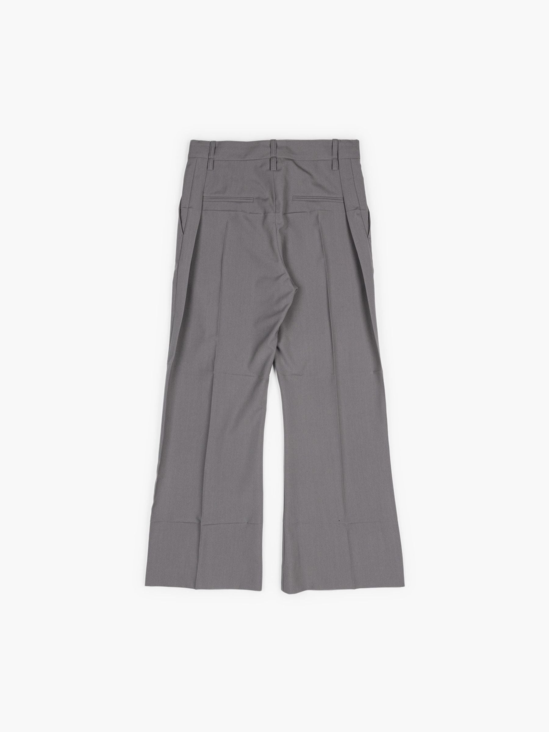 Victoria Beckham Straight Leg Trouser Flint