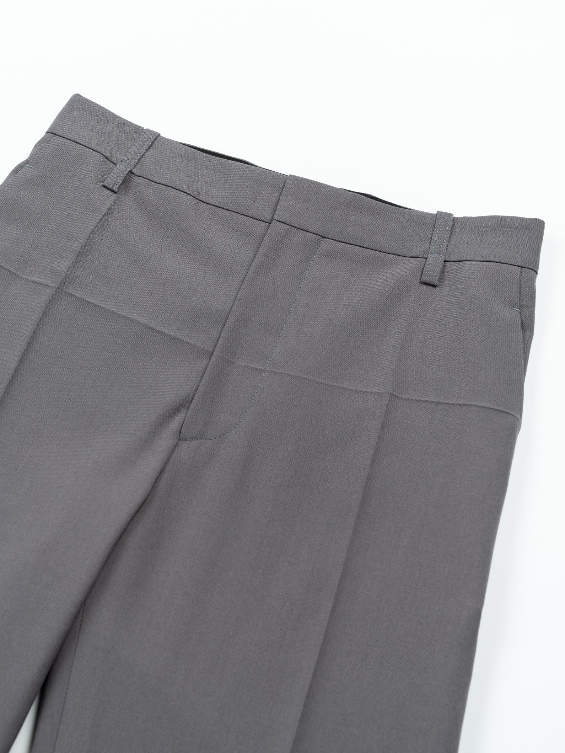Victoria Beckham Straight Leg Trouser Flint
