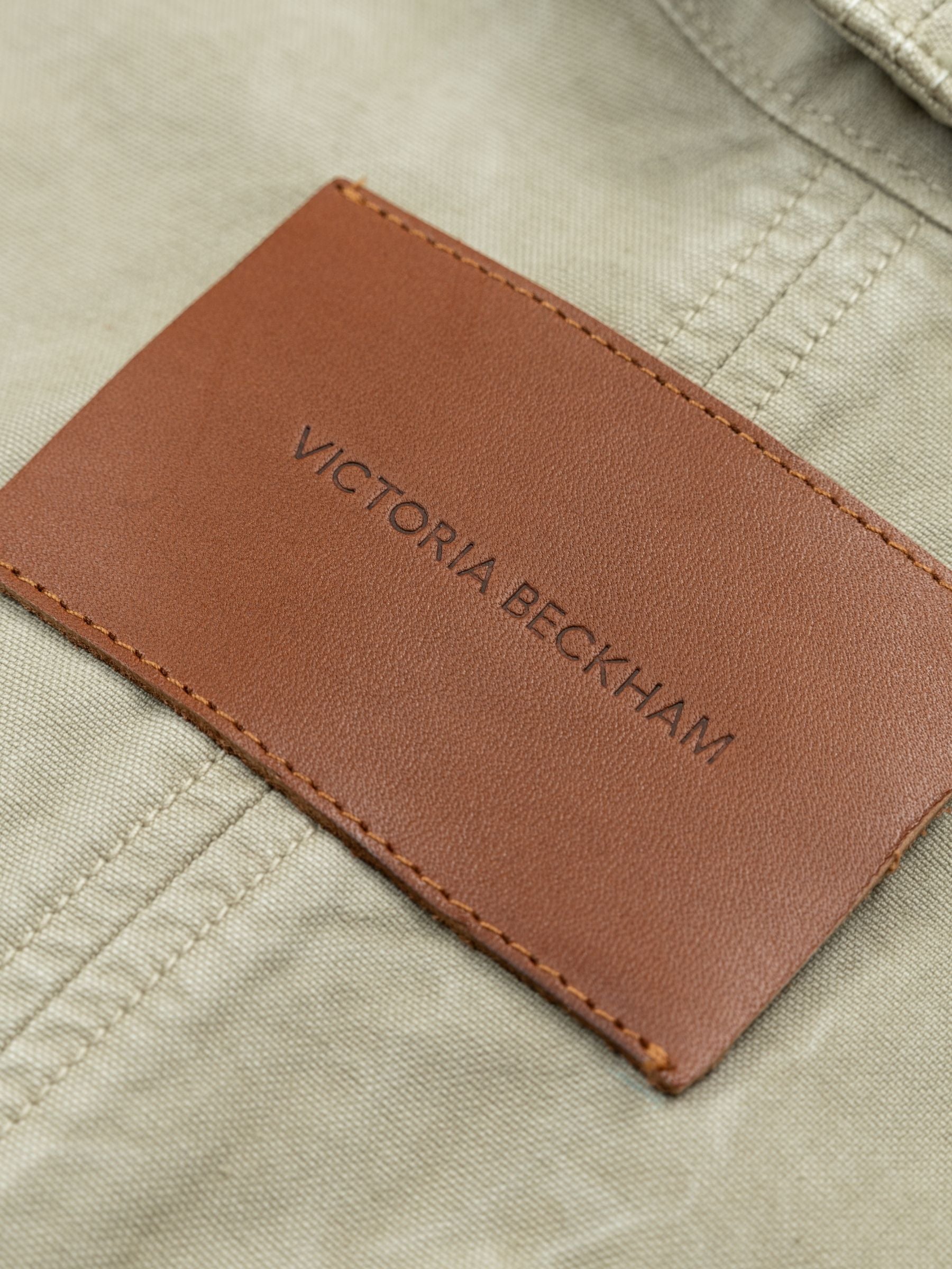 Victoria Beckham Utility Jacket Stone Grey