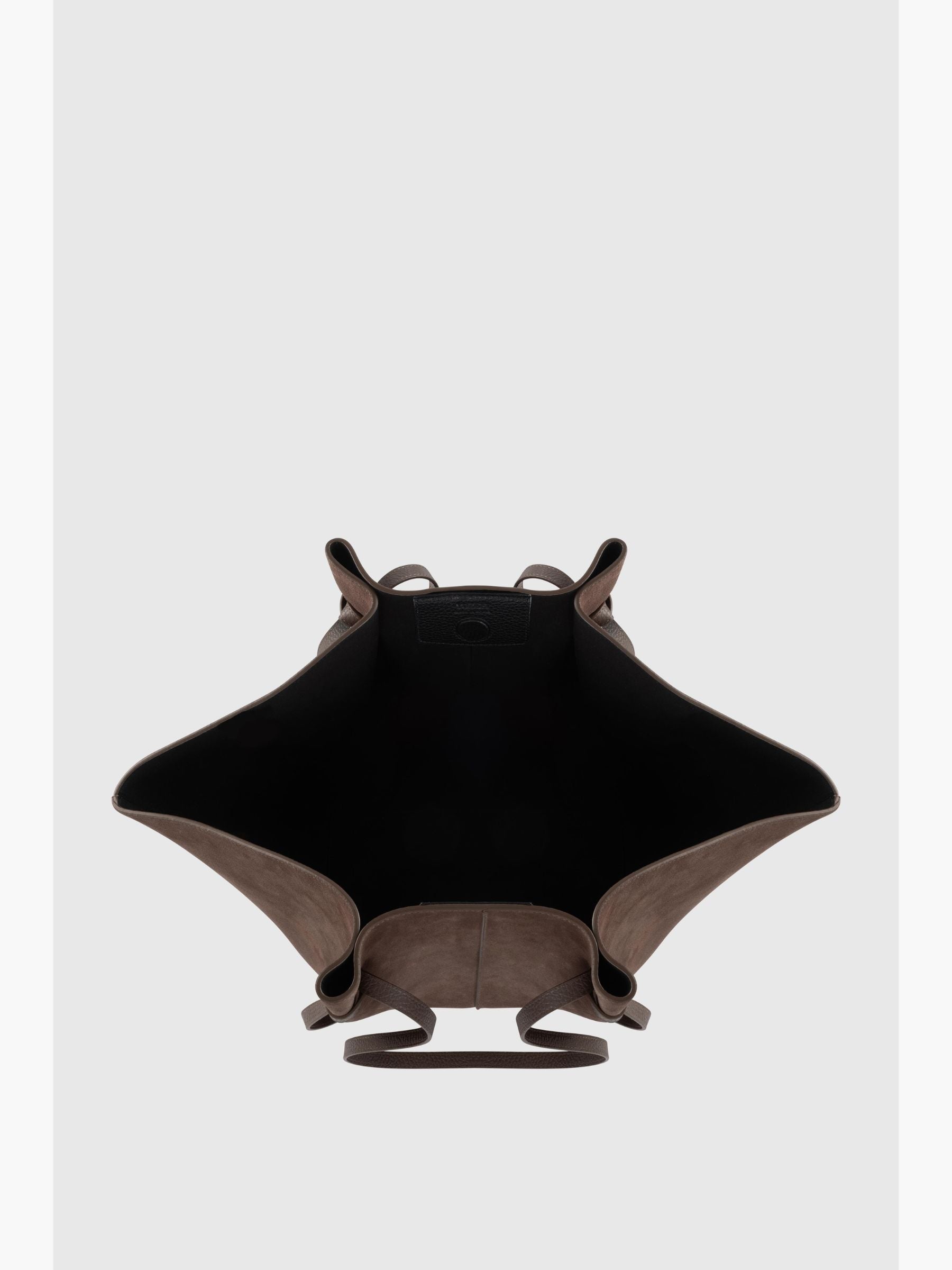 Yuzefi Large Mochi Suede Bag Nutmeg