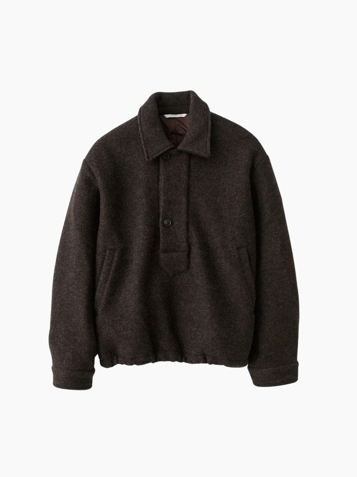 A Kind Of Guise Plan Pullover Jacket Dark Oak Loden