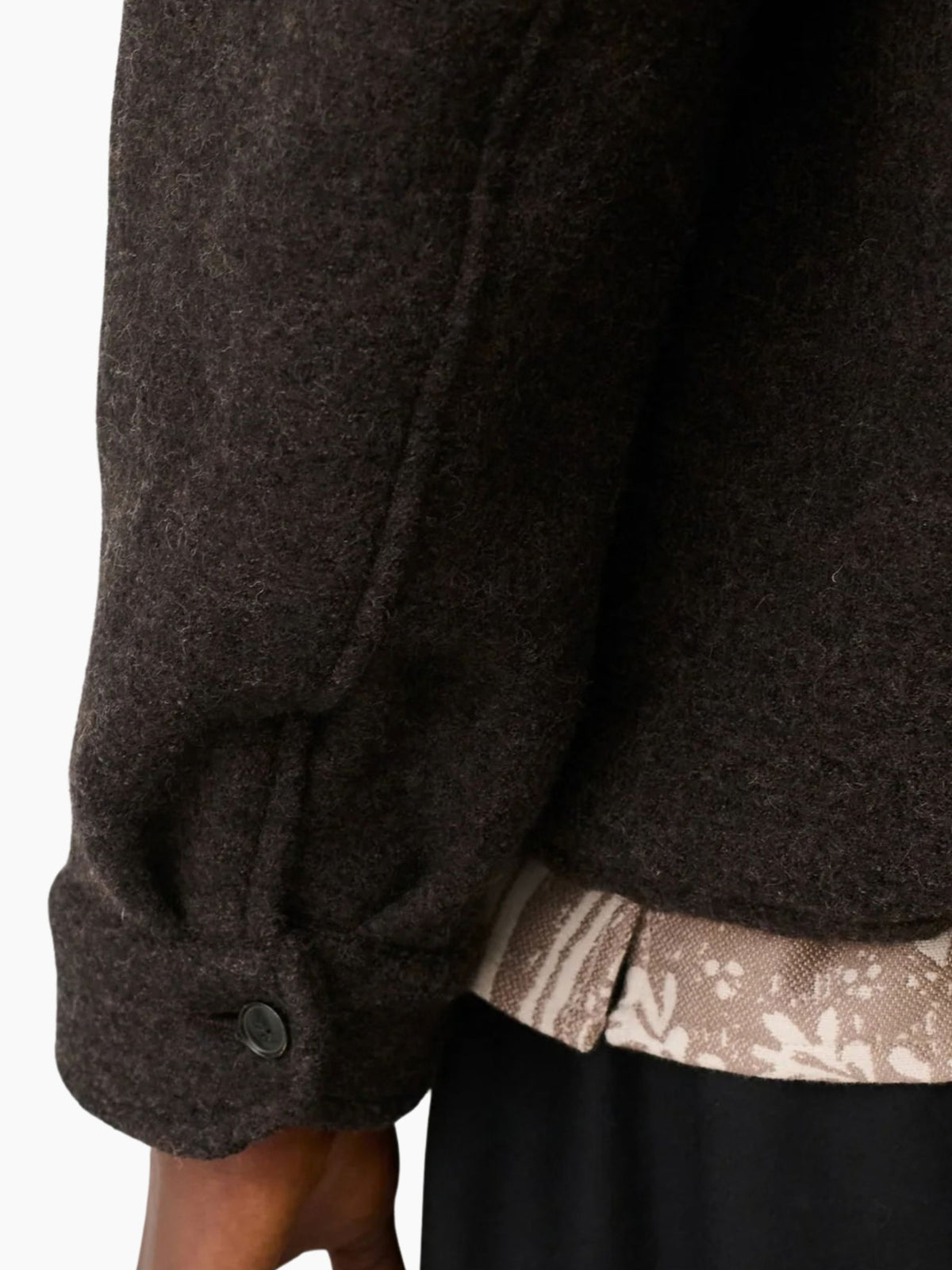 A Kind Of Guise Plan Pullover Jacket Dark Oak Loden